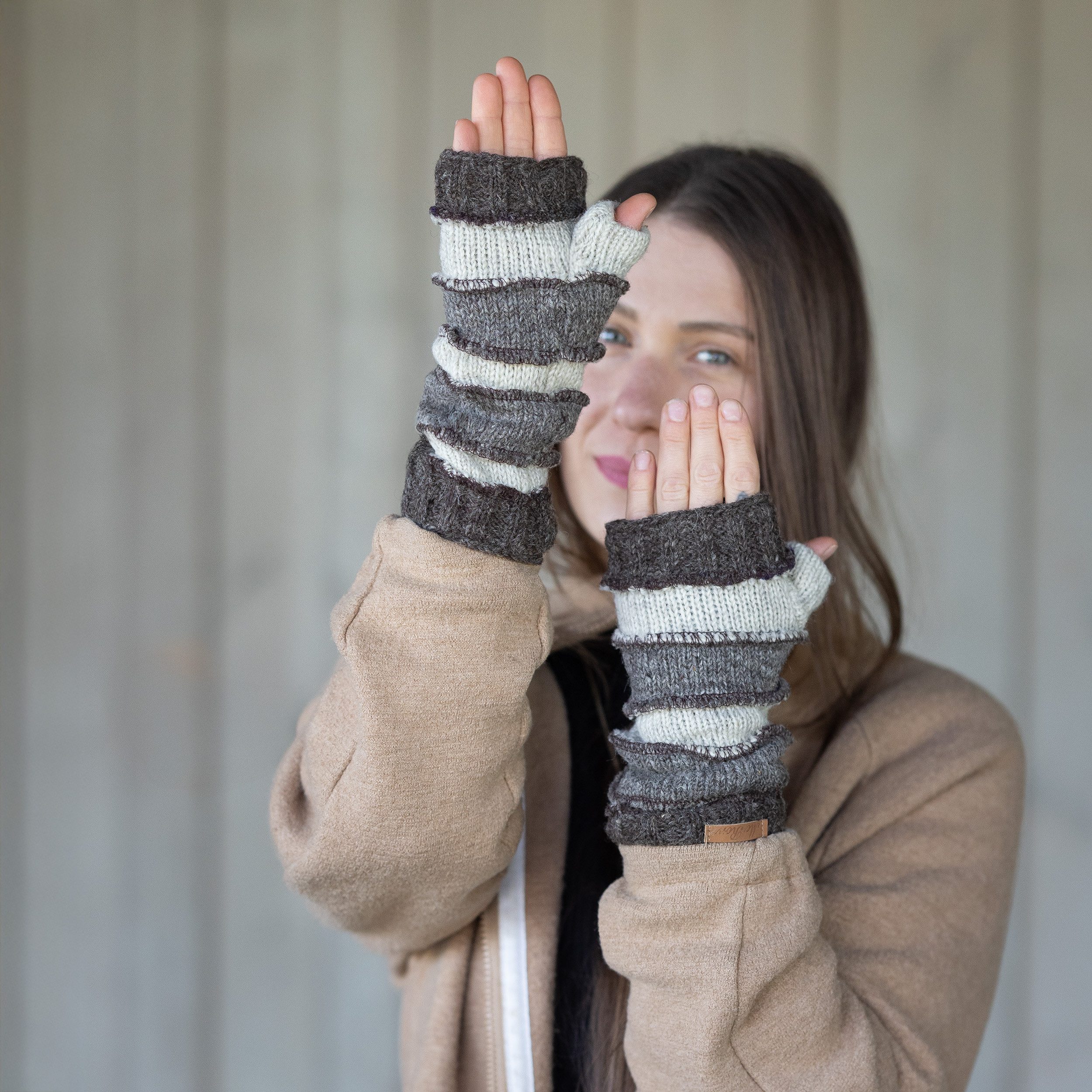 McRon Armstulpen Pulswärmer Modell Jill gefüttert mit Fleece, mit Daumen günstig online kaufen
