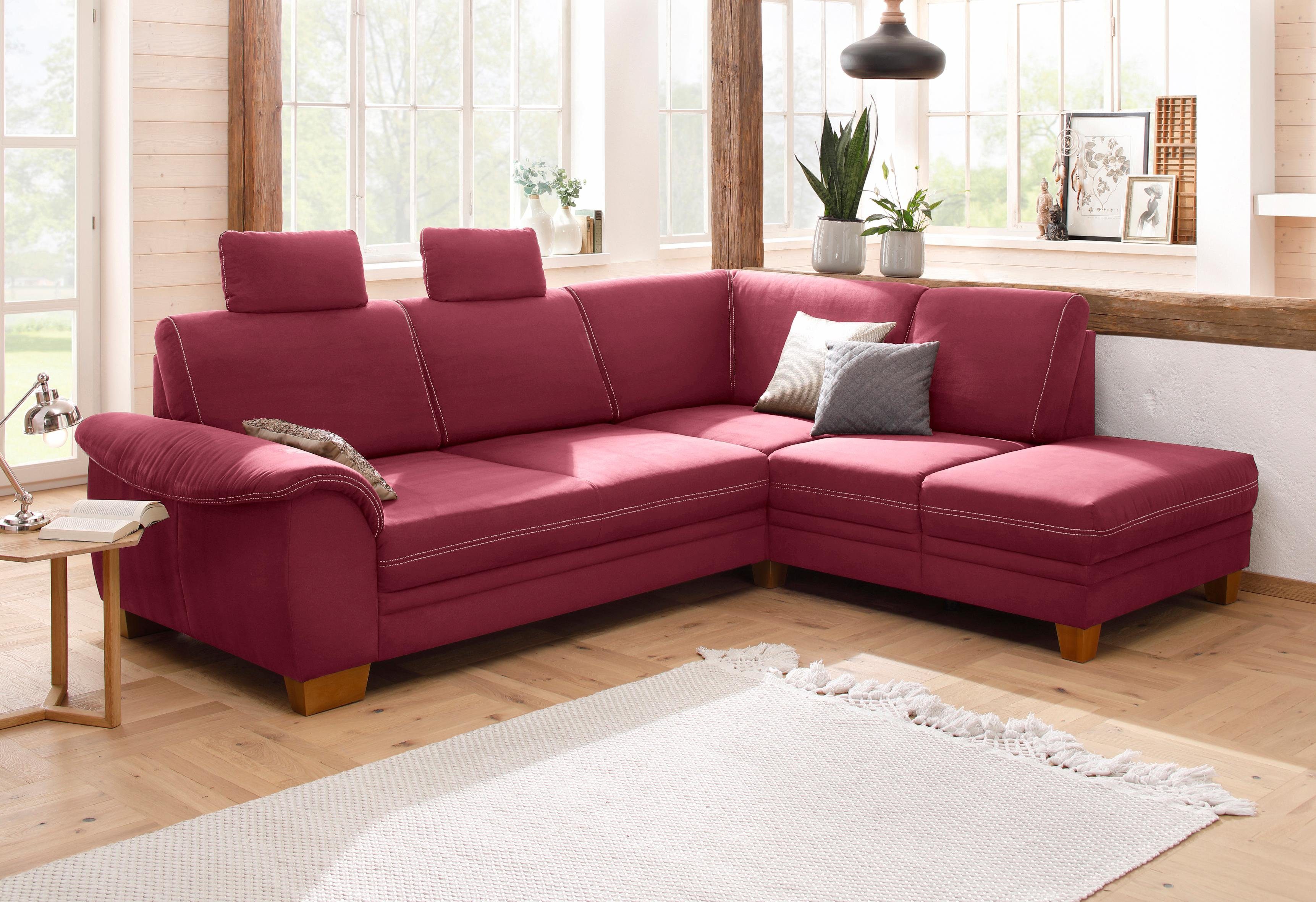 Home affaire Ecksofa Husum L-Form, mit günstig online kaufen