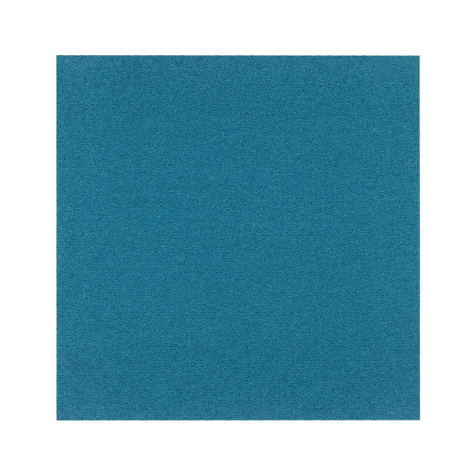 cm, 5.2 Bodenschutz, Türkis Fliese, 50x50 verschiedene mm Farben, Nottingham, Karat, Höhe: Teppichfliese