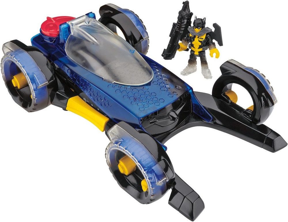 Mattel GmbH Actionfigur Batman Figur, Auto, Verwandelbares, Batmobil, Fahrzeug, Spielzeugauto, Ideal als Geschenk - Fanartikel