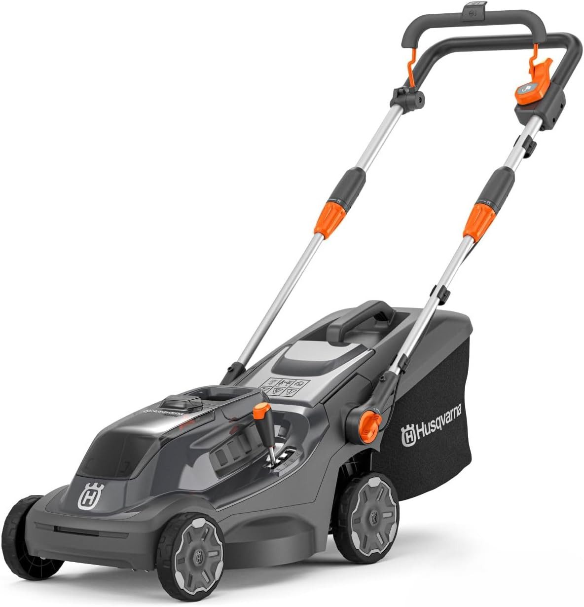 Husqvarna Akkurasenmäher Aspire LC34-P4A, für 500 m² Rasenfläche, 30 l Fangkorb, 34 cm Schnittbreite