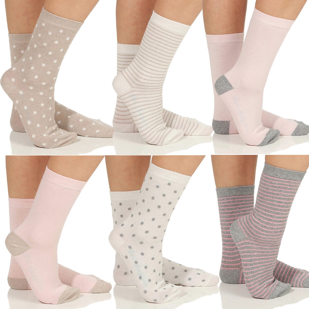 simaranda Freizeitsocken 6 Paar Damensocken 76 6 Paar 35-38