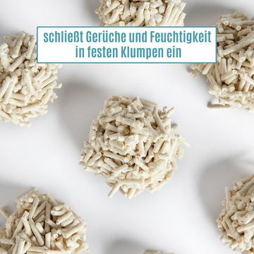 Versapet Katzenstreu Naturstreu Tofu Katzenstreu Klumpstreu 4 x 4,6 kg