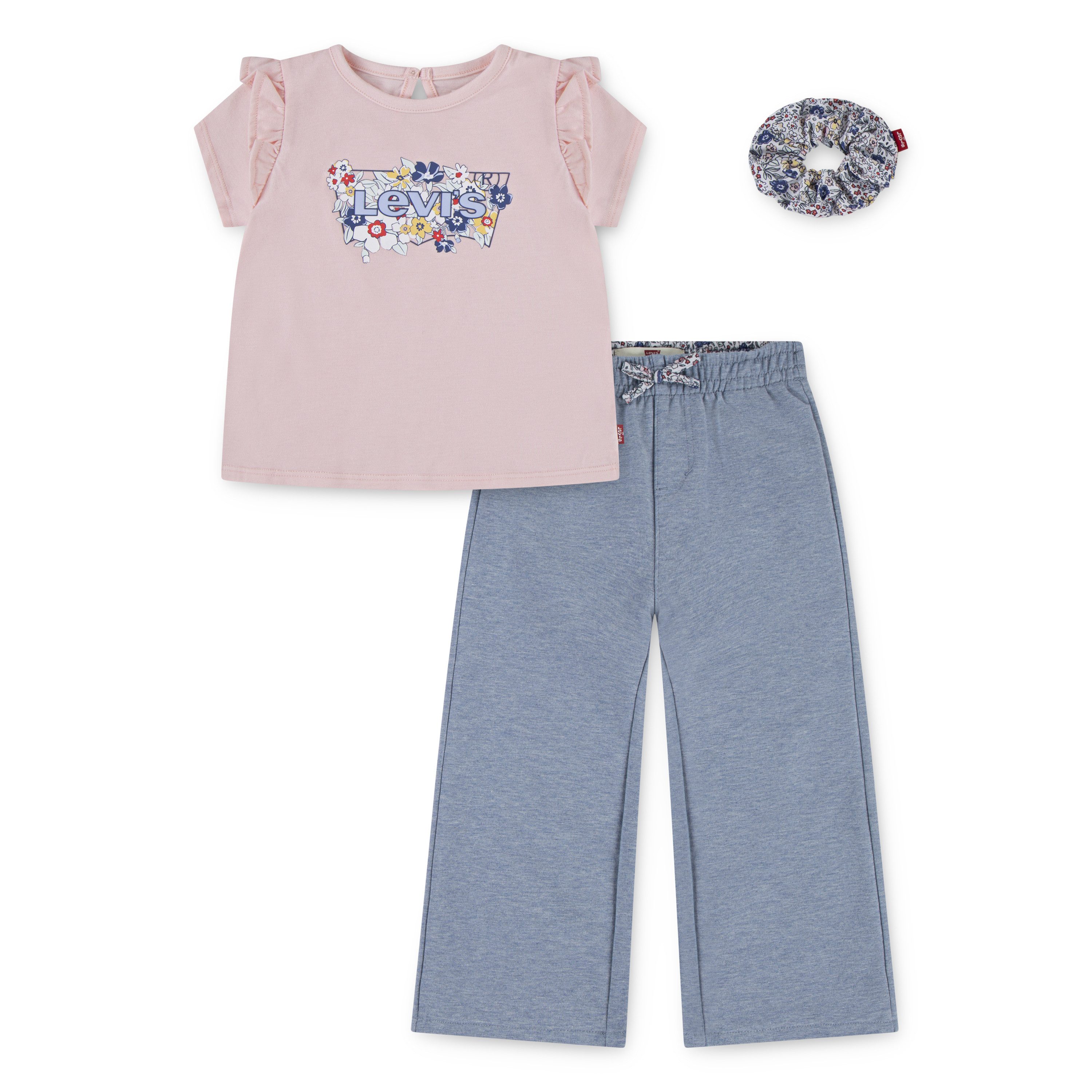 Shirt, Leggings & Haarband LVG RUFFLE SHLDR TOP & PANT SE