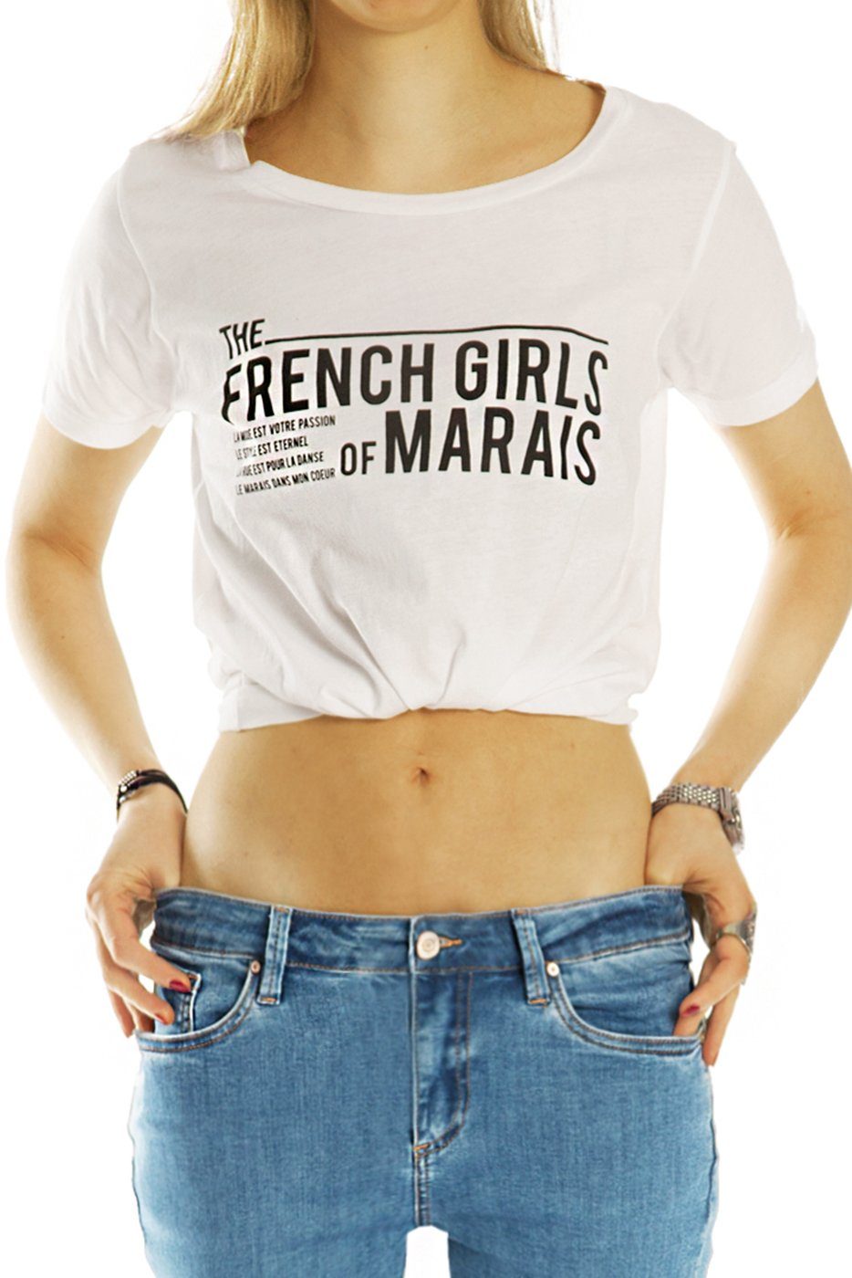 be styled Röhrenjeans Medium Waist Röhrenjeans Stretch Hose in denimlblau - günstig online kaufen