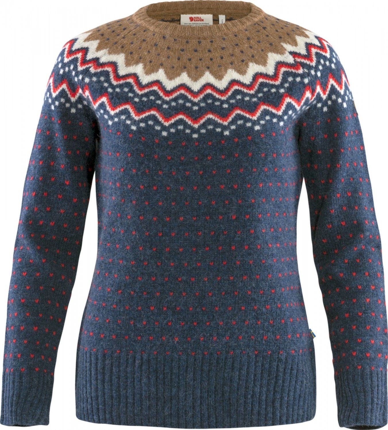 Wollpullover Fjällräven Damen Övik Knit Sweater