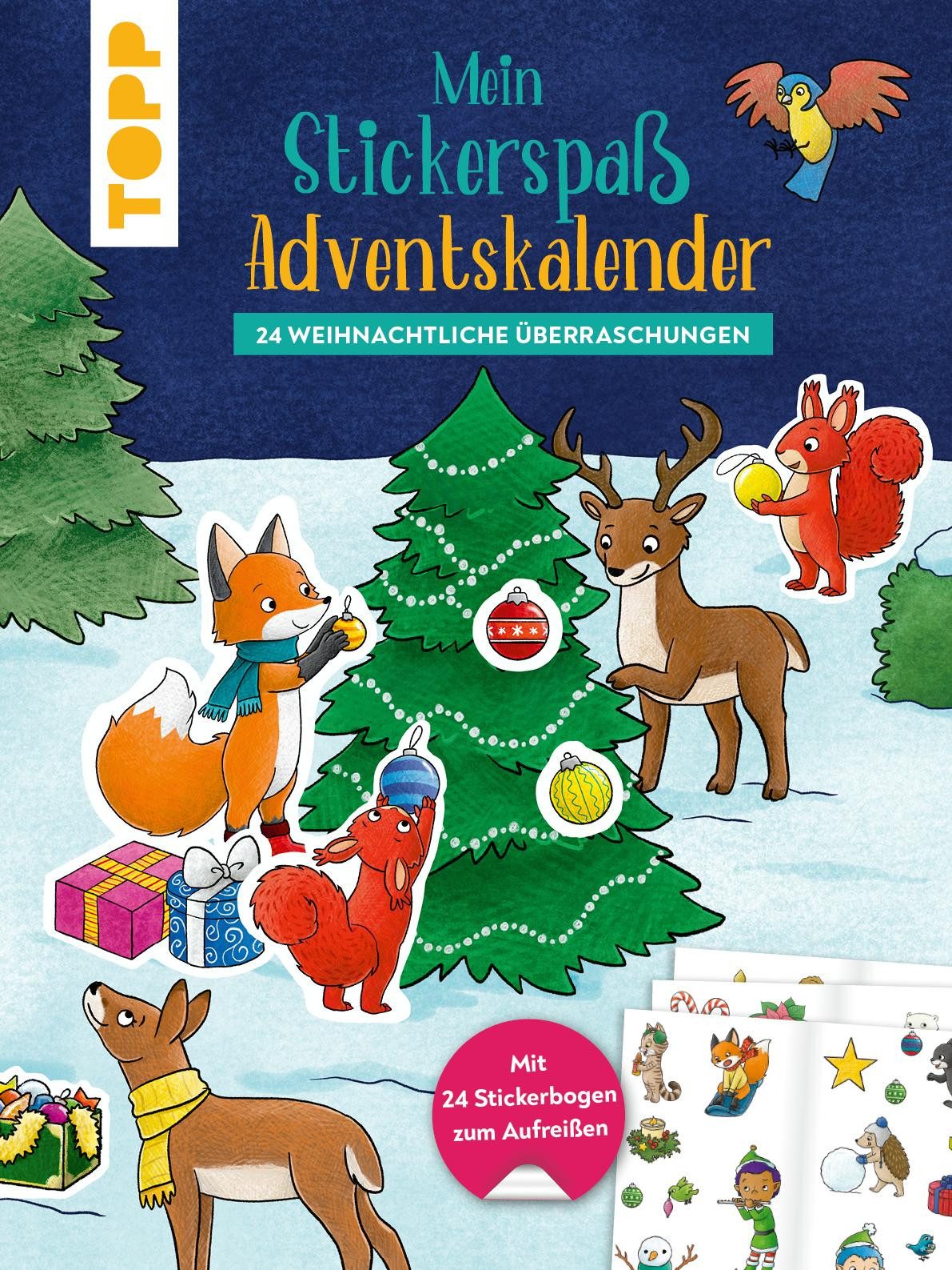frechverlag Adventskalender Mein Stickerspaß-Adventskalender