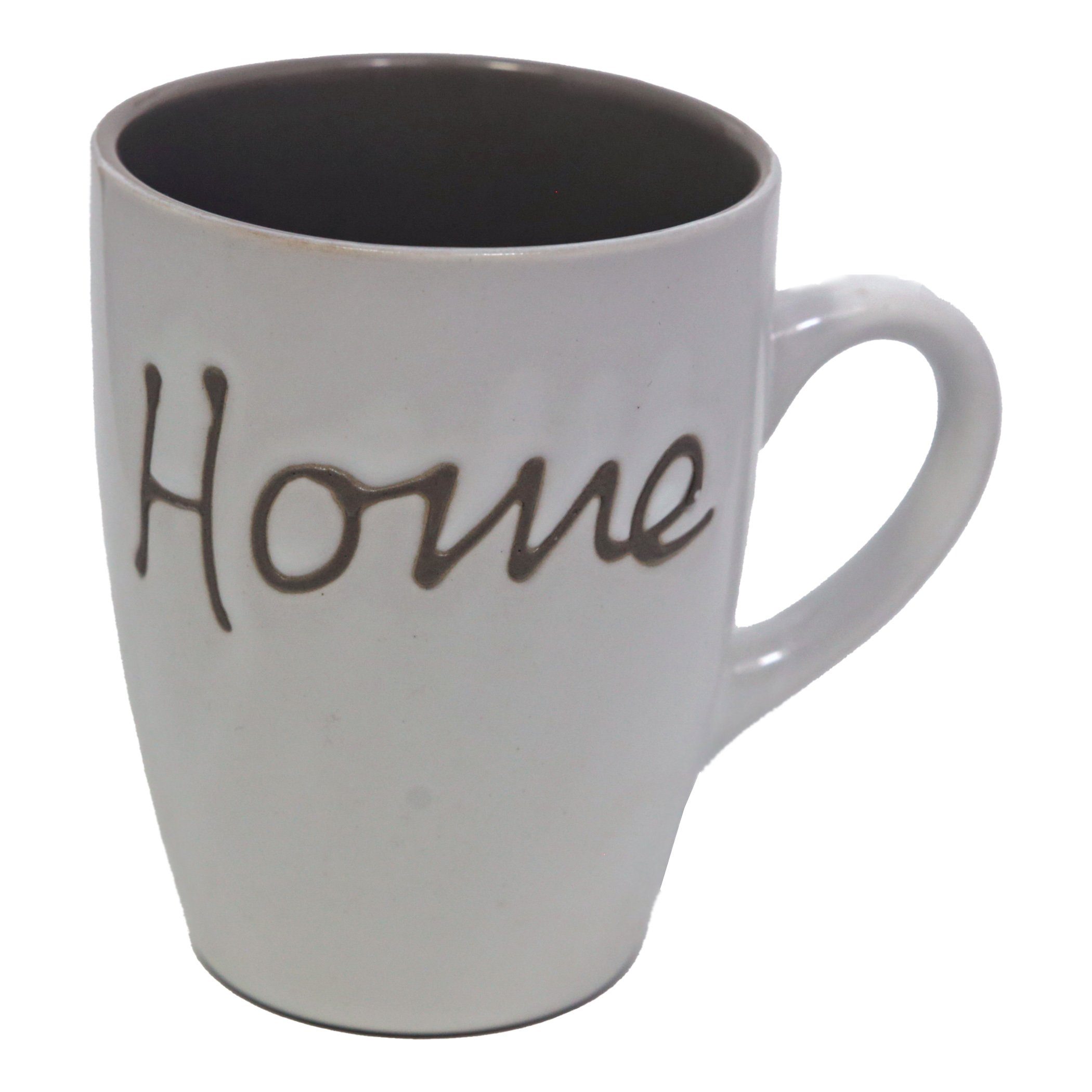 Haus und Deko Geschirr-Set Tasse Becher Home Kaffetasse Steingut Mug Teetasse Milchkaffeetasse 3 (1-tlg), Keramik