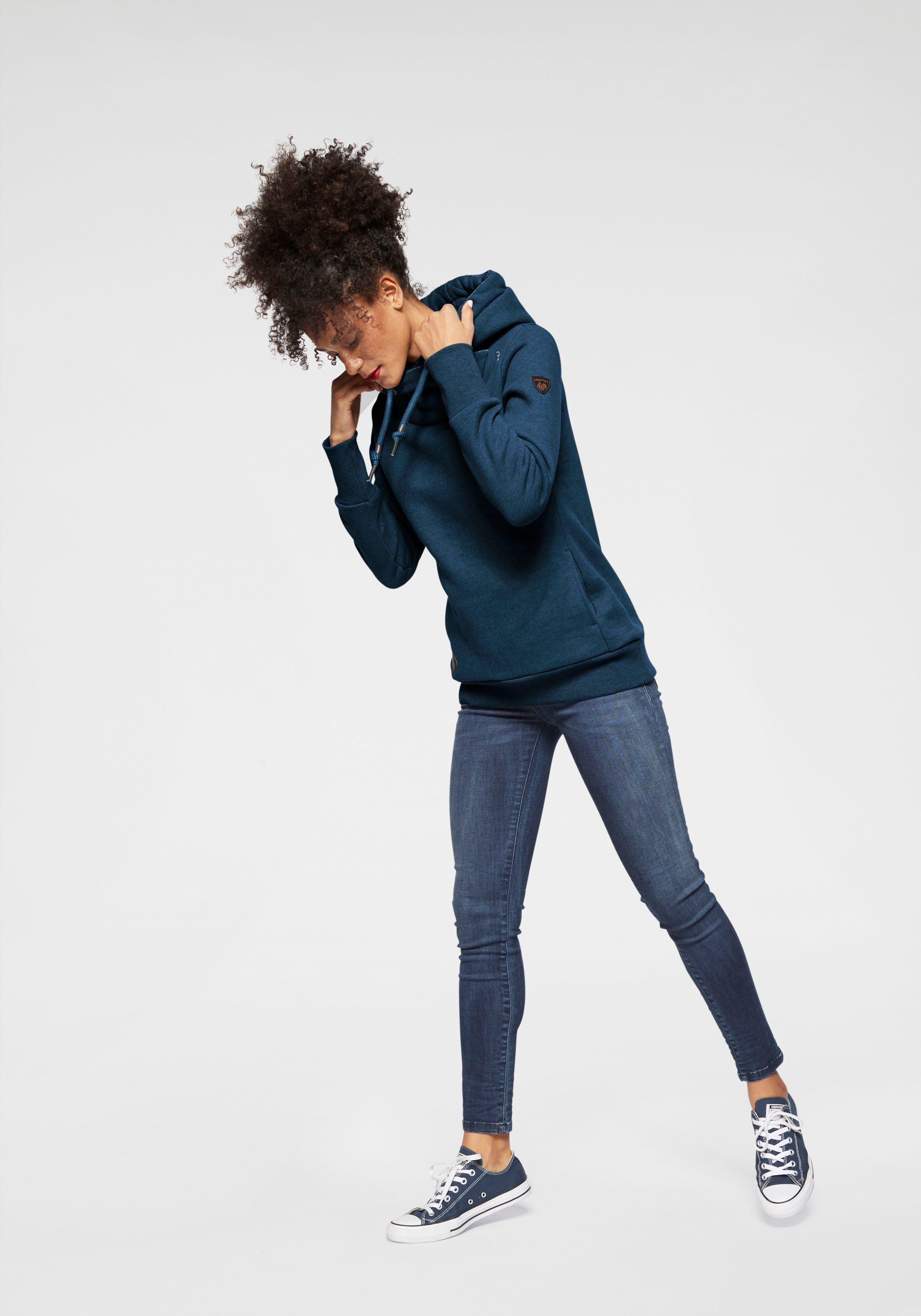 Ragwear Kapuzensweatshirt GRIPY BUTTON O Baumwollmischung, Kapuze – Bild 4 von 5