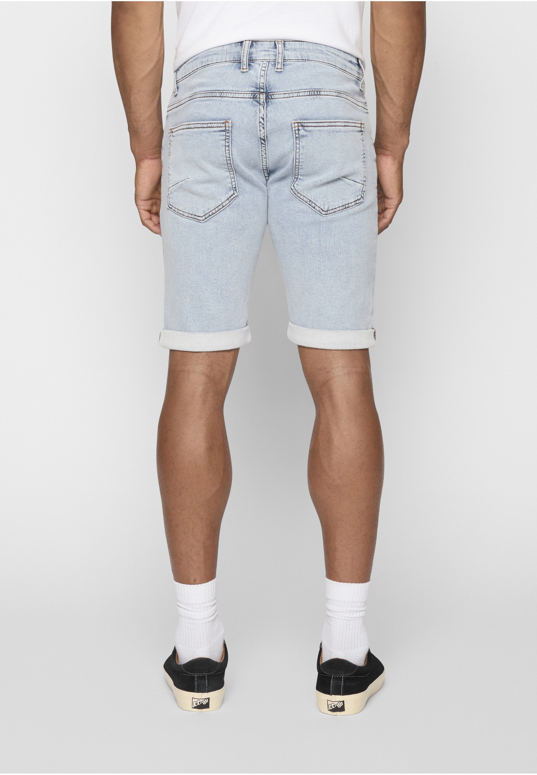 2Y Premium Stoffhose 2Y Premium Herren 2Y Basic Slim Fit Denim Shorts (1-tlg)