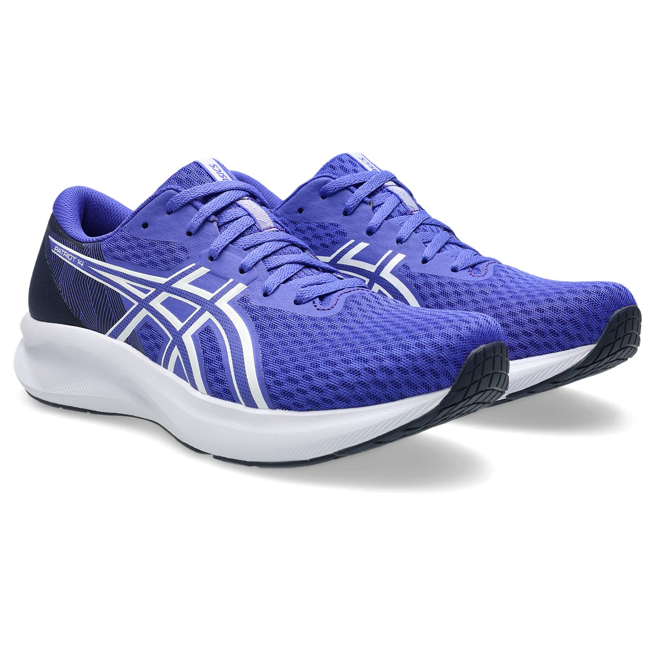 Asics PATRIOT 14 Laufschuh atmungsaktives Mesh-Obermaterial, Energiegeladene Mittelsohle