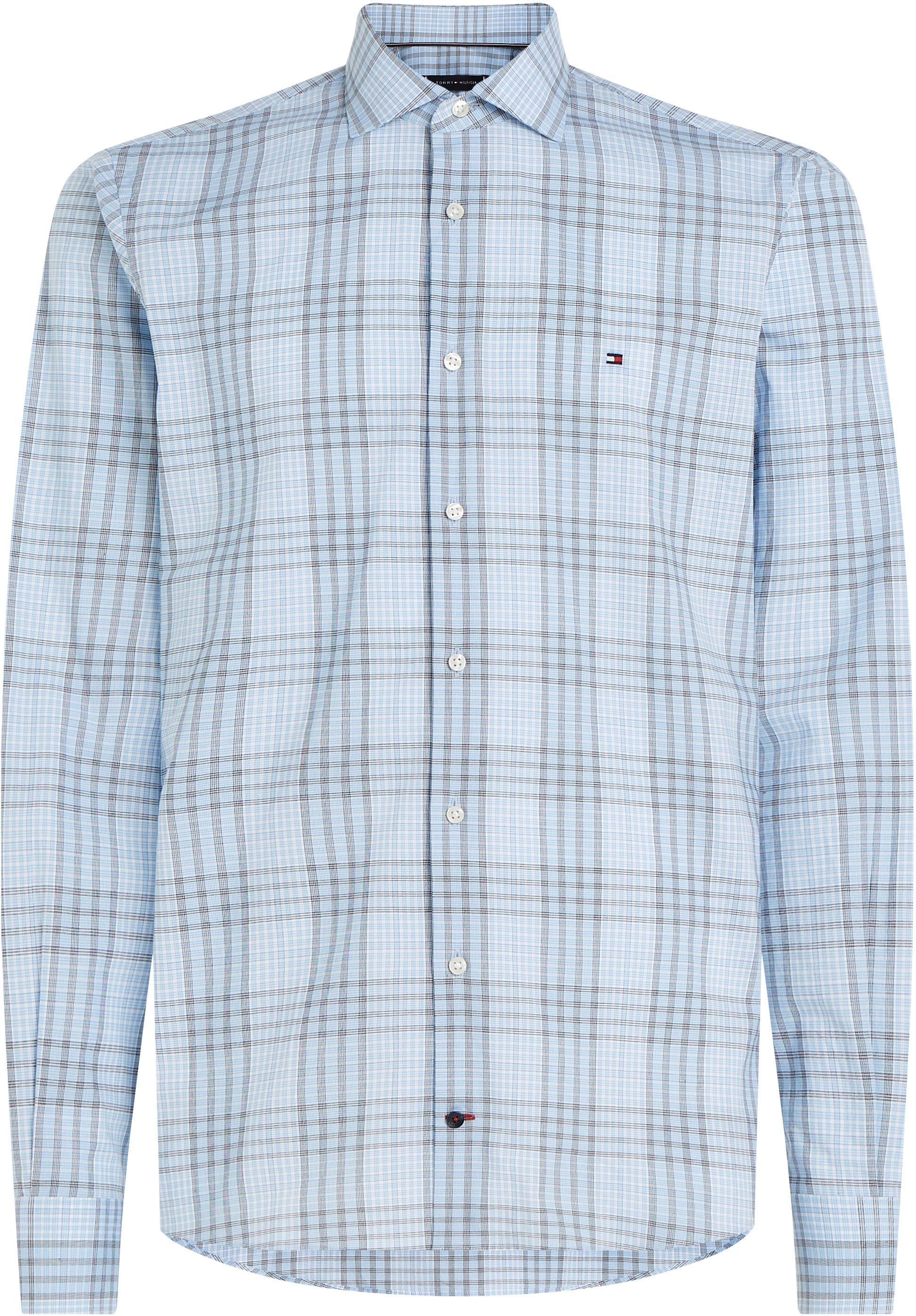 Tommy Hilfiger TAILORED Langarmhemd CL STRETCH GLEN CHECK SF SHIRT