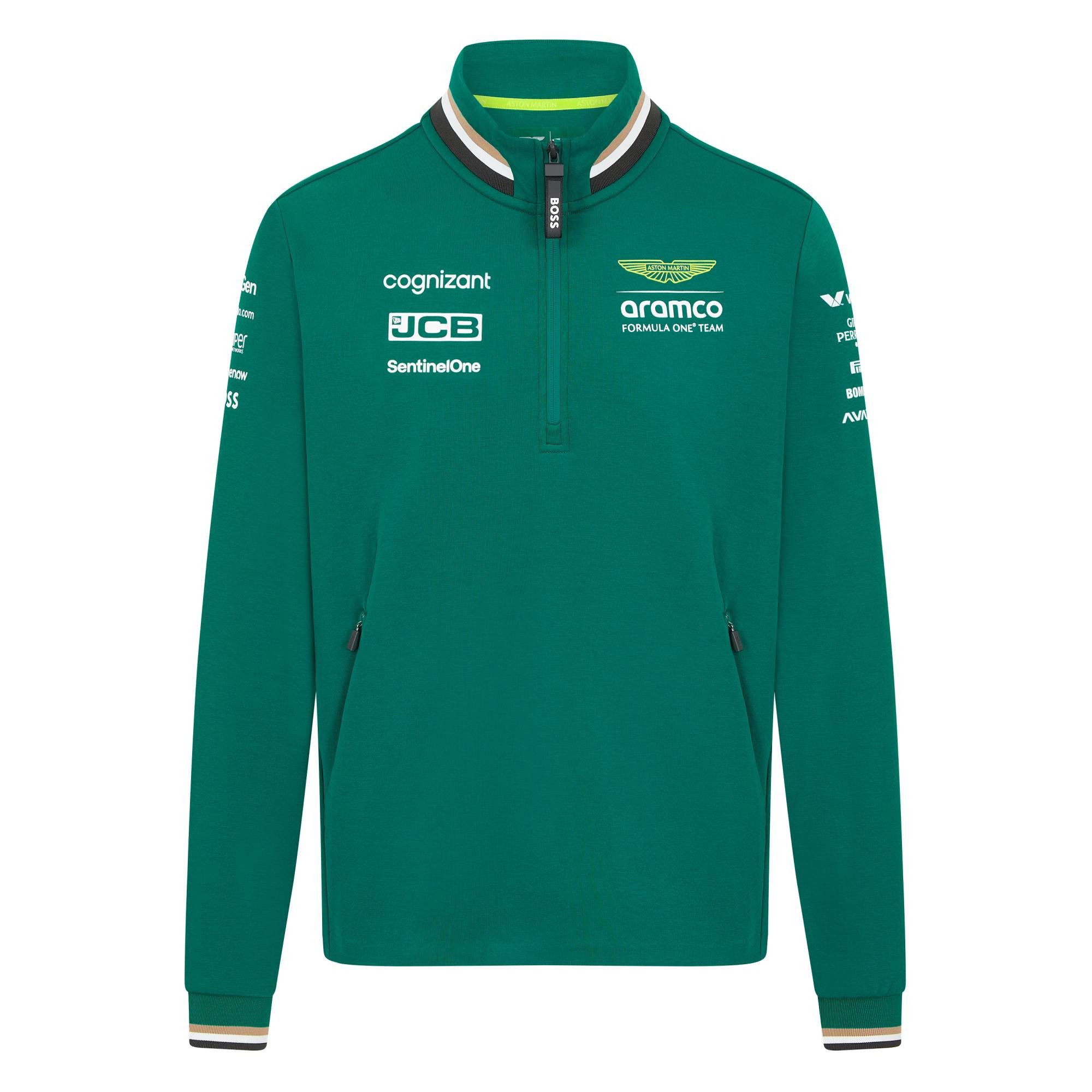 Aston Martin Stehkragenpullover Aston Martin F1 Team Pullover 2024