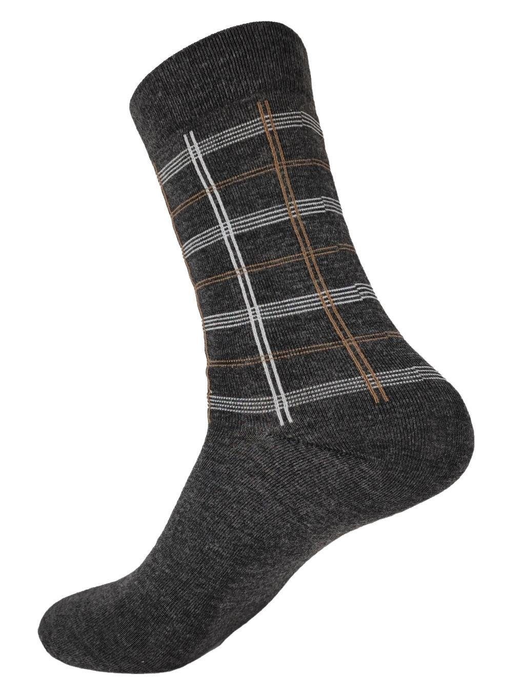 12 EloModa (12-Paar) Basicsocken Paar Socken klassischer Form Mix4 Sport Freizeit Paar, Muster Herren 12