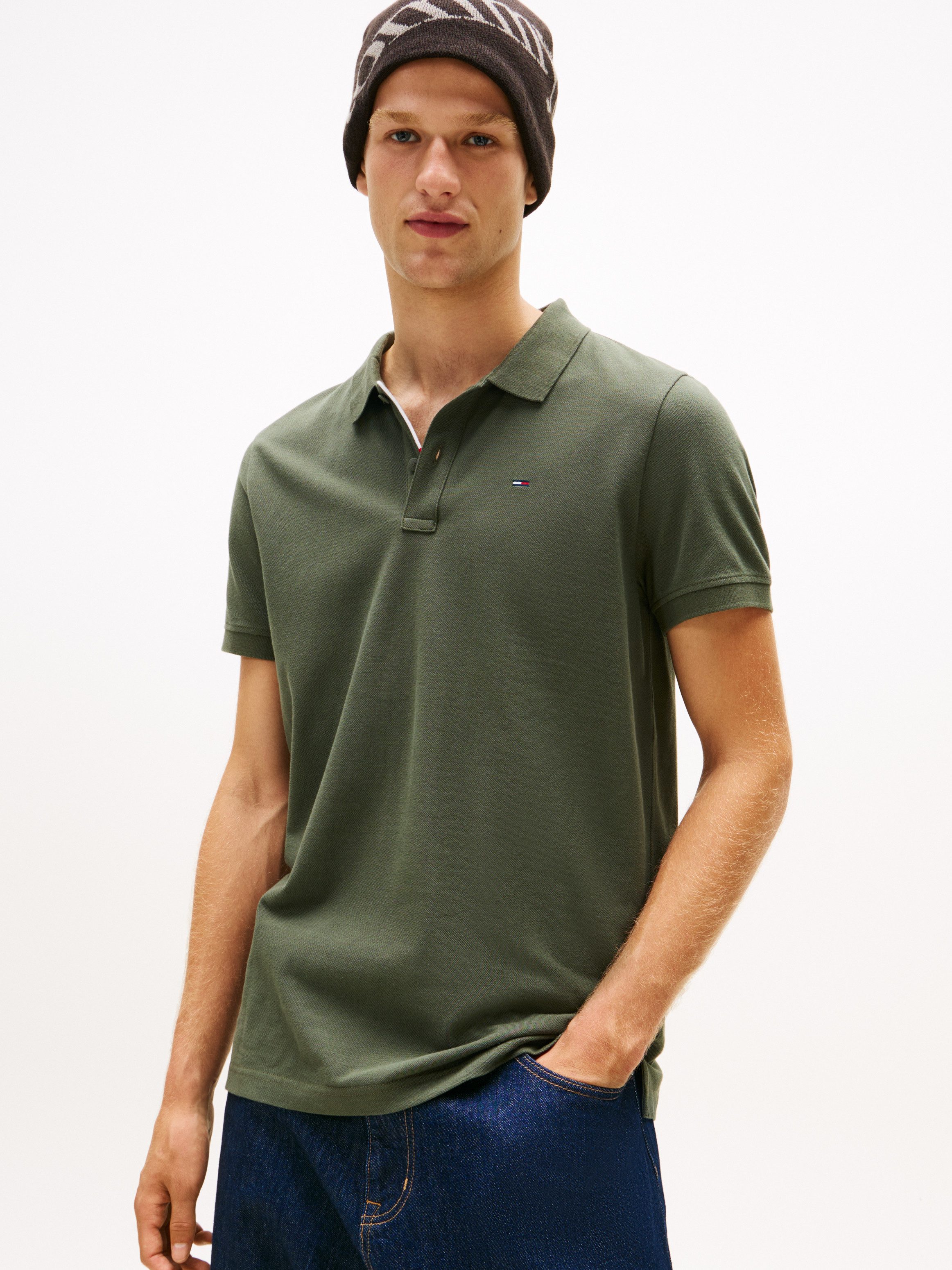 Tommy Jeans Poloshirt TJM SLIM PLACKET POLO EXT günstig online kaufen