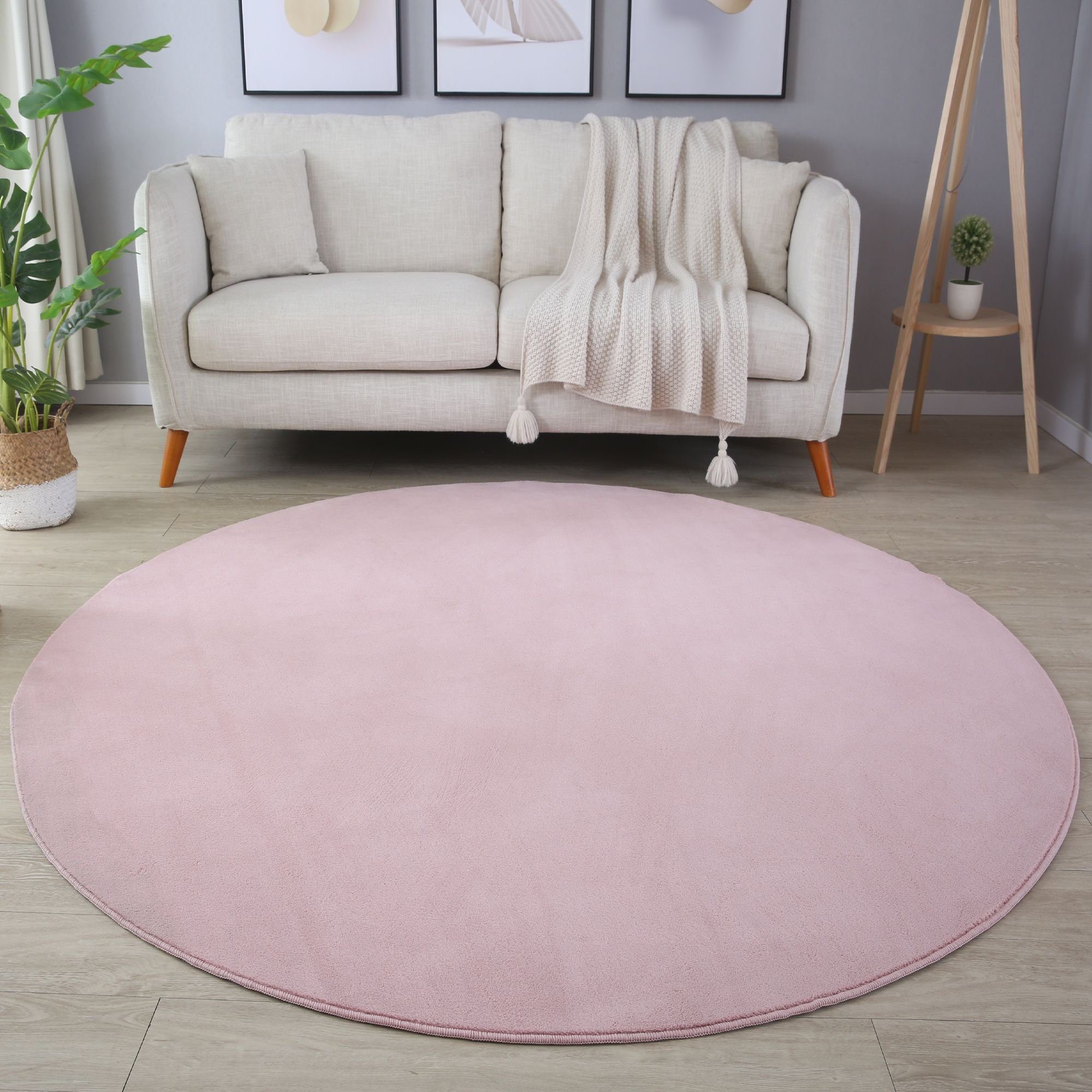 Homtex Teppich, Ø 160 cm Rund, günstig online kaufen