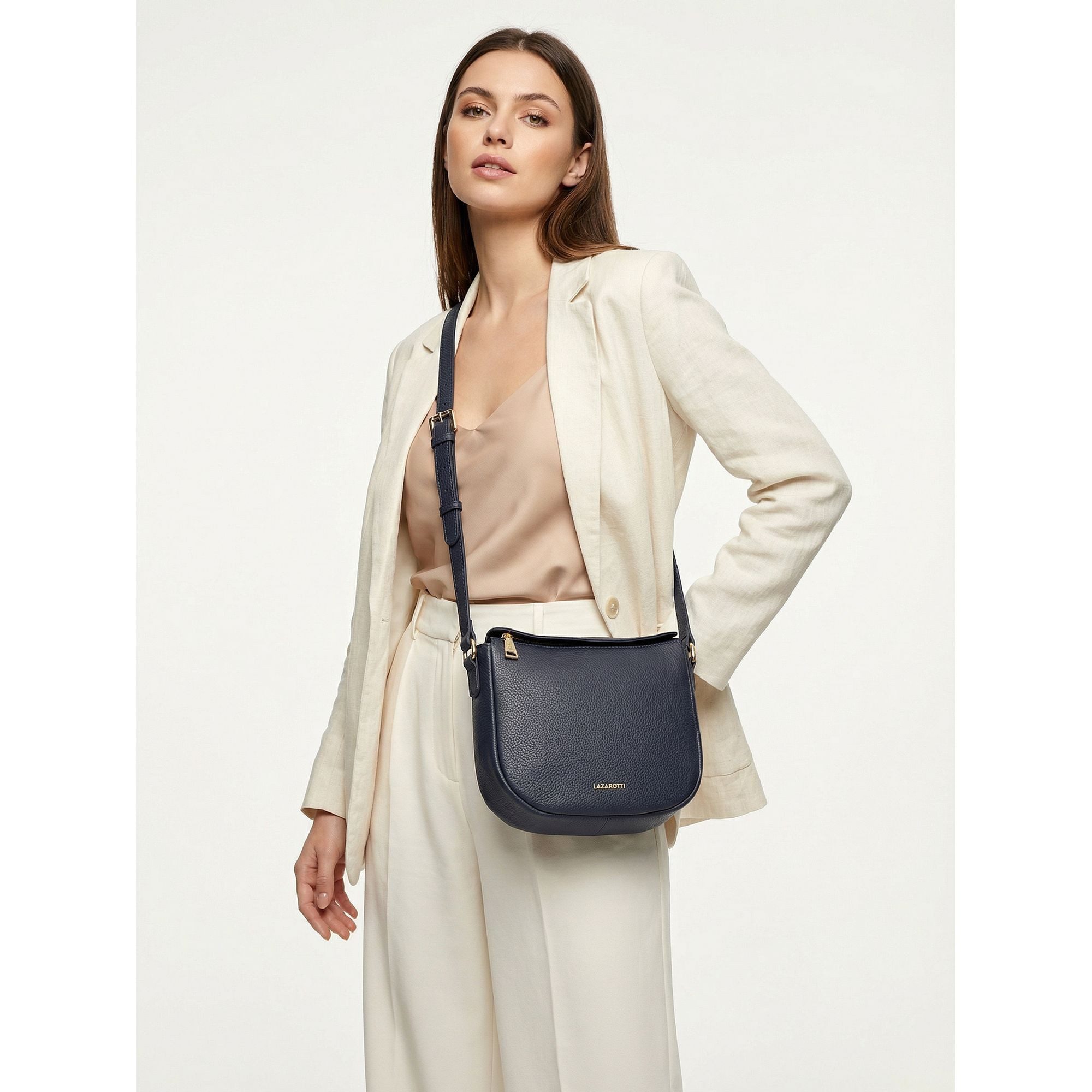 Lazarotti Umhängetasche Bologna Leather, Leder günstig online kaufen