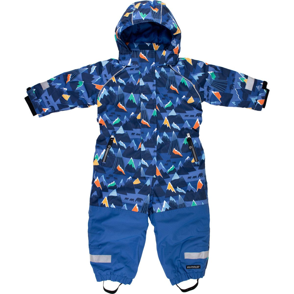 Villervalla Schneeoverall Mountain Unisex Kinder Skianzug, Winteranzug, Winteroverall, Winteranzug, Skioverall