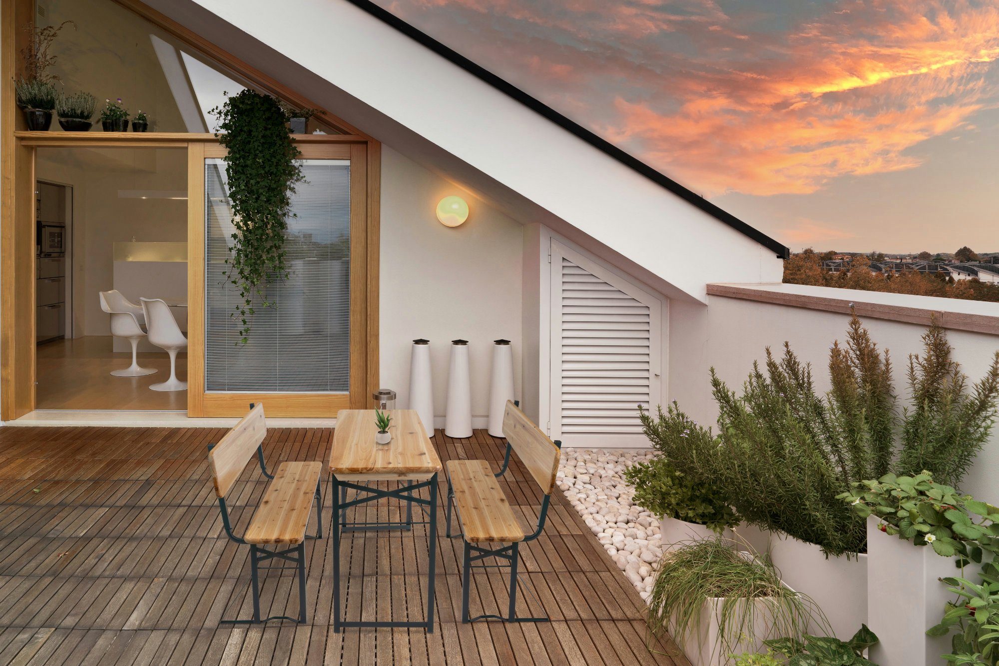 Stagecaptain Sitzbank "Hirschgarten" Bierzeltbank mit Lehne 119 cm (2-St), günstig online kaufen