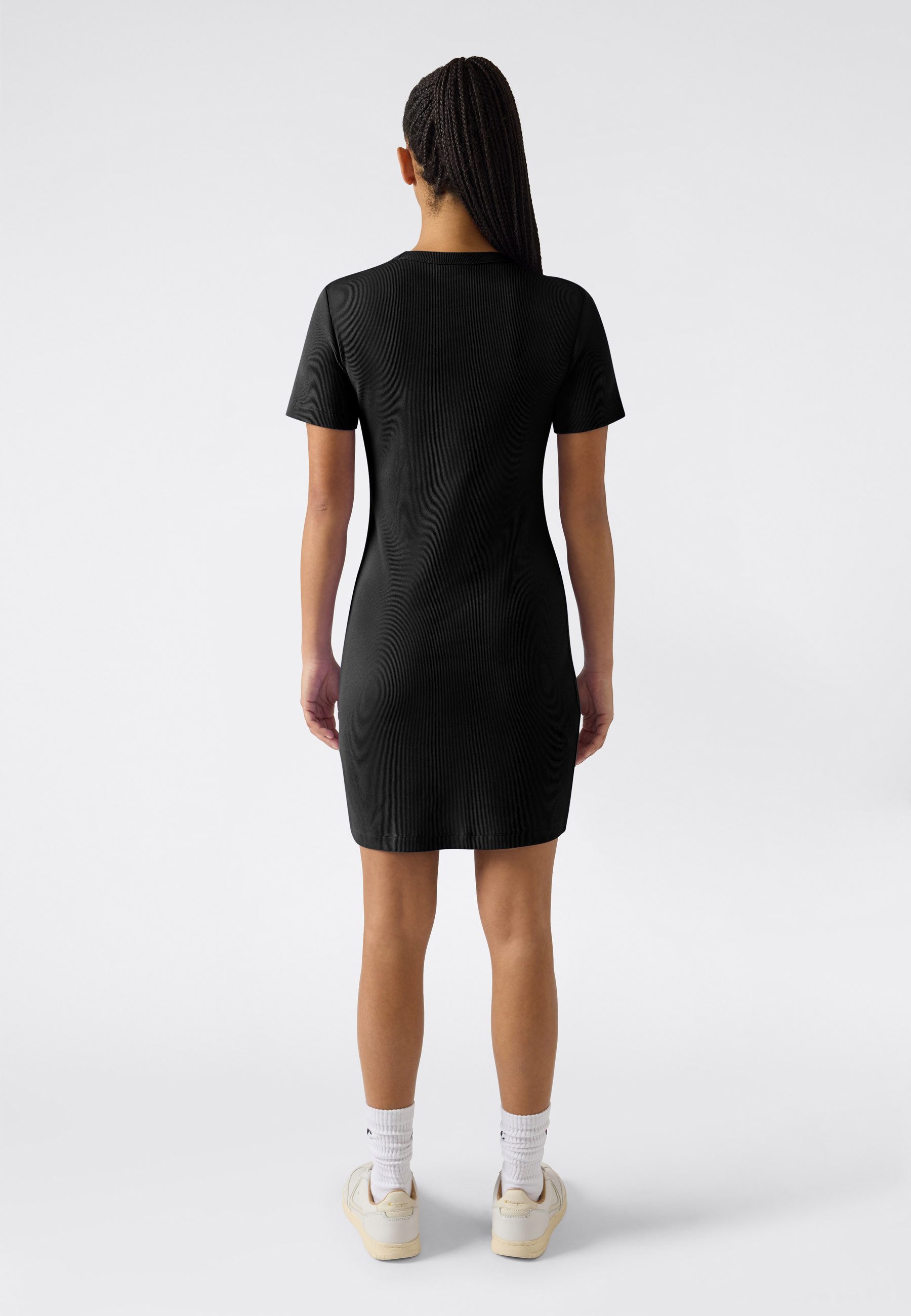 Champion Shirtkleid ICONS TONAL Rib dress für sportlichen Alltag, sportlicher Stil, für Sportmode