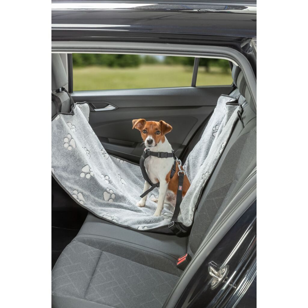 TRIXIE Tier-Autoschondecke Auto-Schondecke - grau/schwarz - 0,65 × 1,45 m