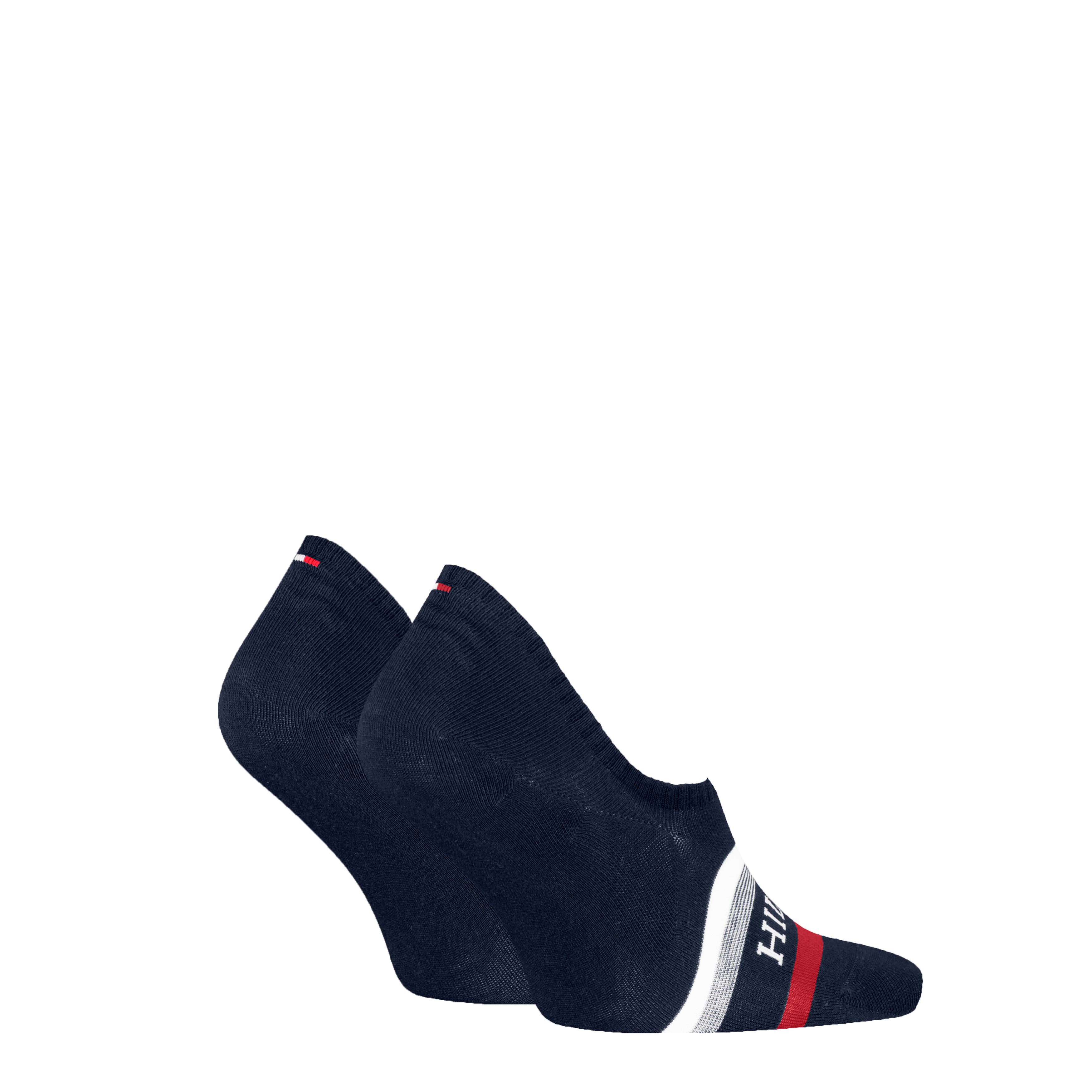 Tommy Hilfiger Füßlinge TH MEN FOOTIE 2P HILFIGER TAB (2er-Pack) mit Anti-Rutsch Technologie – Bild 2 von 2