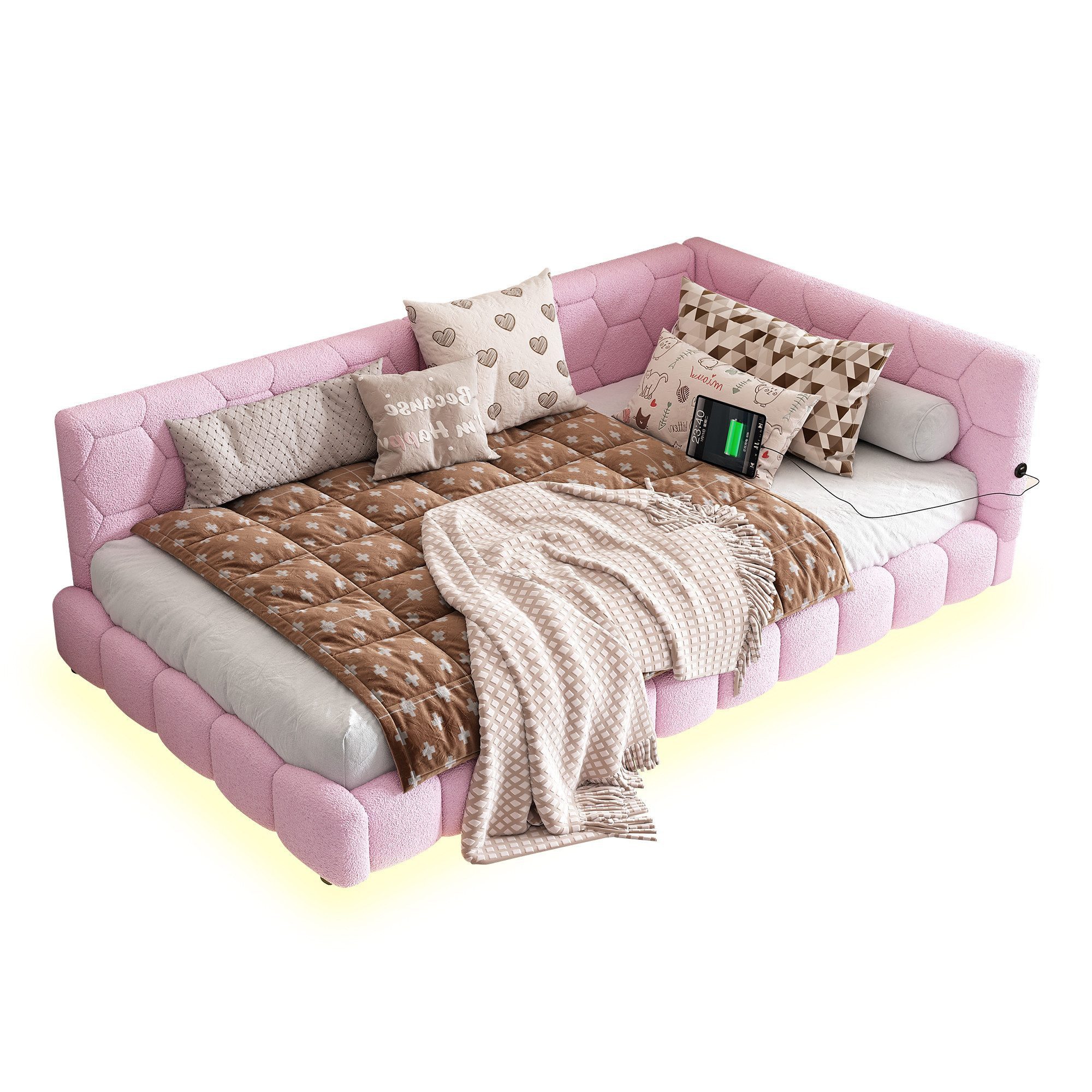 HAUSS SPOLE Schlafsofa 90*200cm mit Umgebungslicht, günstig online kaufen