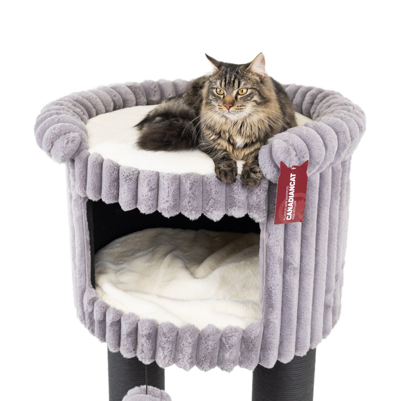 Canadian Cat Company Kratzbaum Stanley, Katzenmöbel, Kletterturm, ca. 68 x 68 x 119 cm