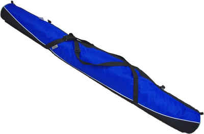 Aves-24 Skirucksack SKITASCHE Skibag Skisack 150 160 170 180 oder 190 cm für Ski und Skistöcke beim Skifahren BLAU, Blau 190