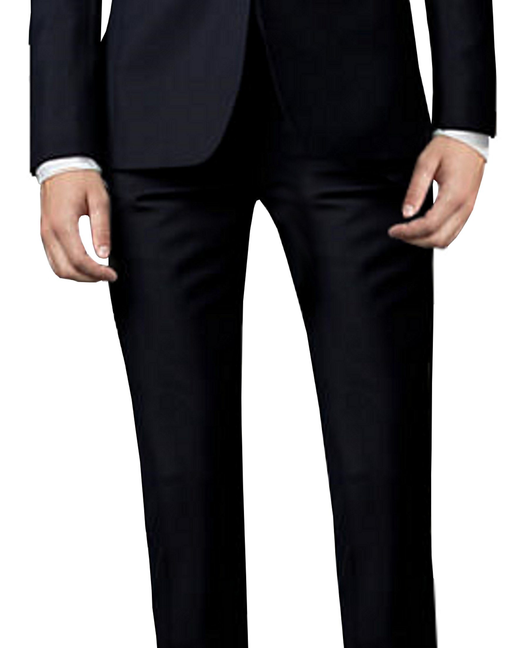 Freiherr von Falkenhausen Anzug Hochzeitsanzug 7tlg. blau marine Set Slim Set Hochzeitsweste Hemd slim fit (shape fit)