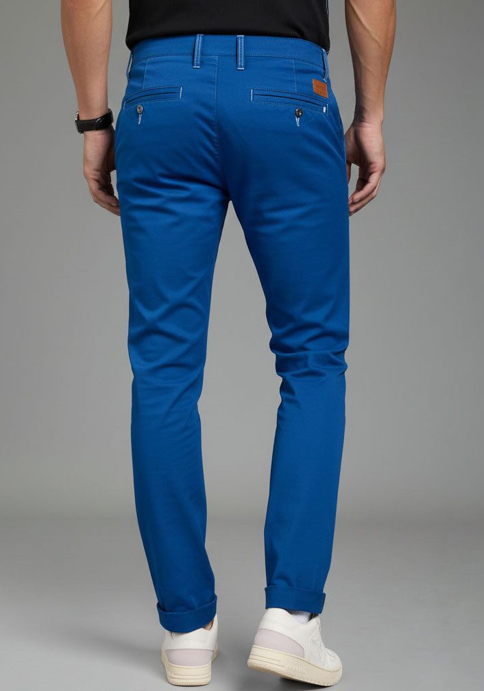 KangaROOS Chinohose Regular Fit, mit geradem Bein, etwas niedrigere Leibhöhe