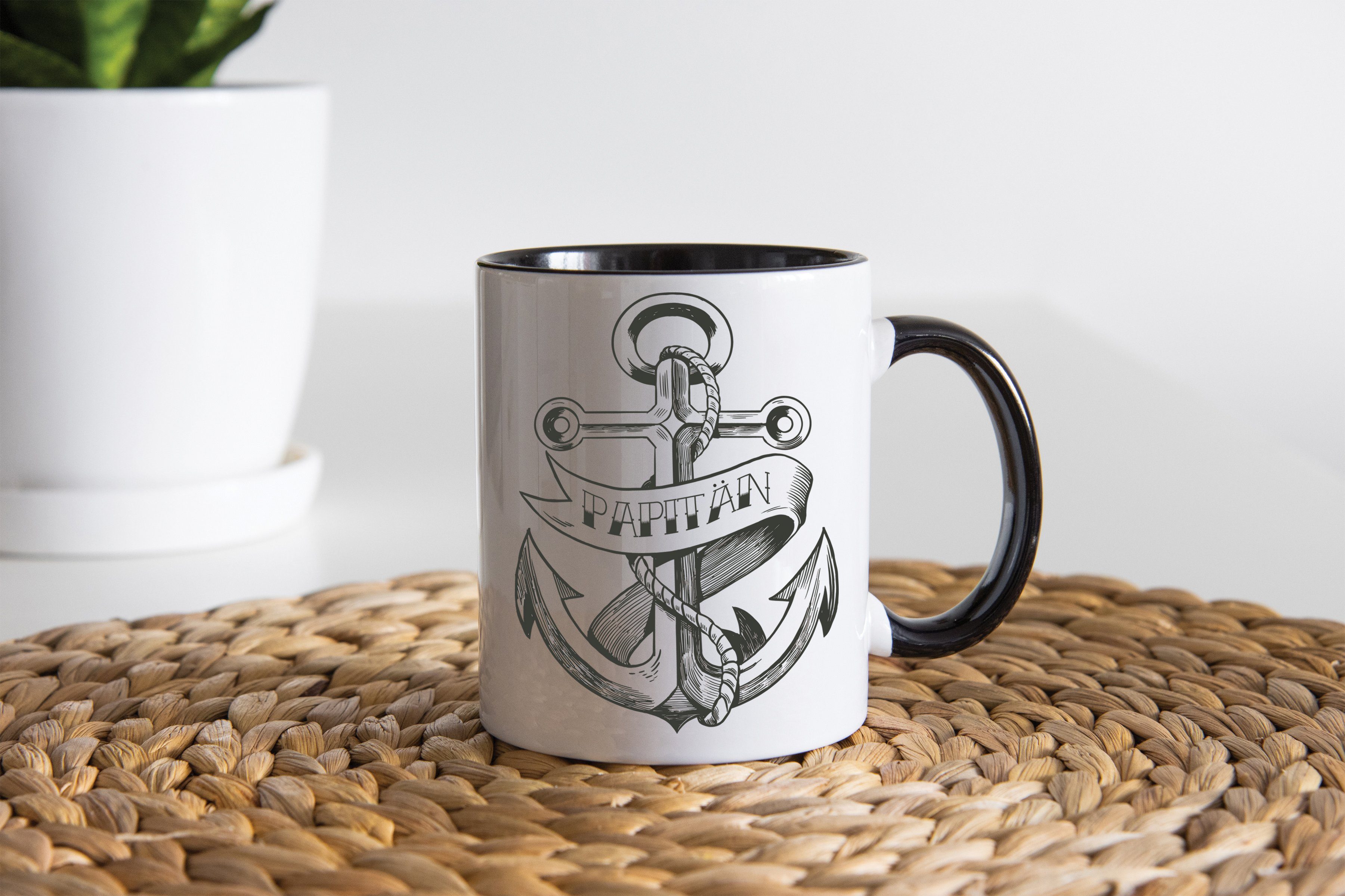 Print lustigem Kaffeetasse mit Tasse Weiß/Schwarz Youth Keramik, Geschenk, Designz Papitän