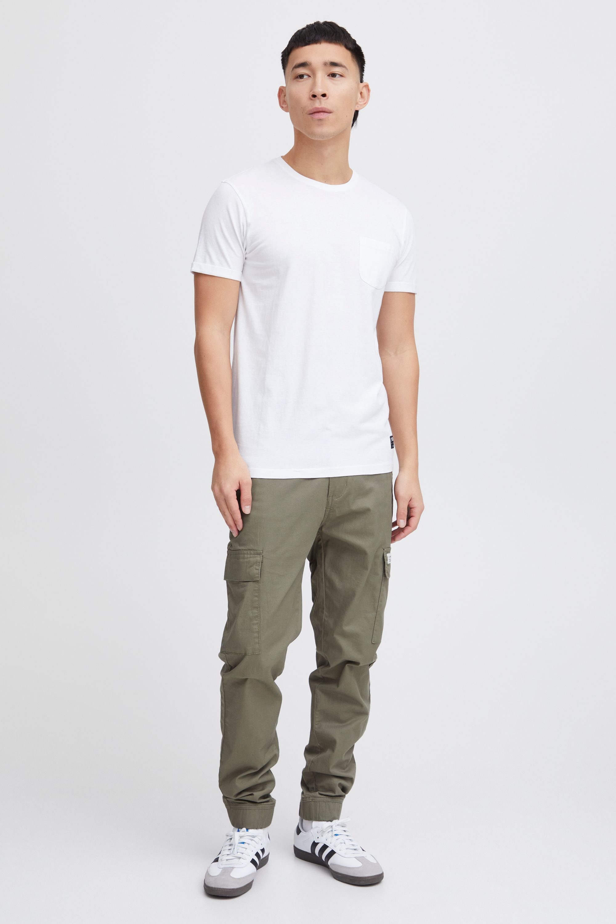 !Solid Rundhalsshirt SDBob Kurzarmshirt mit Brusttasche günstig online kaufen