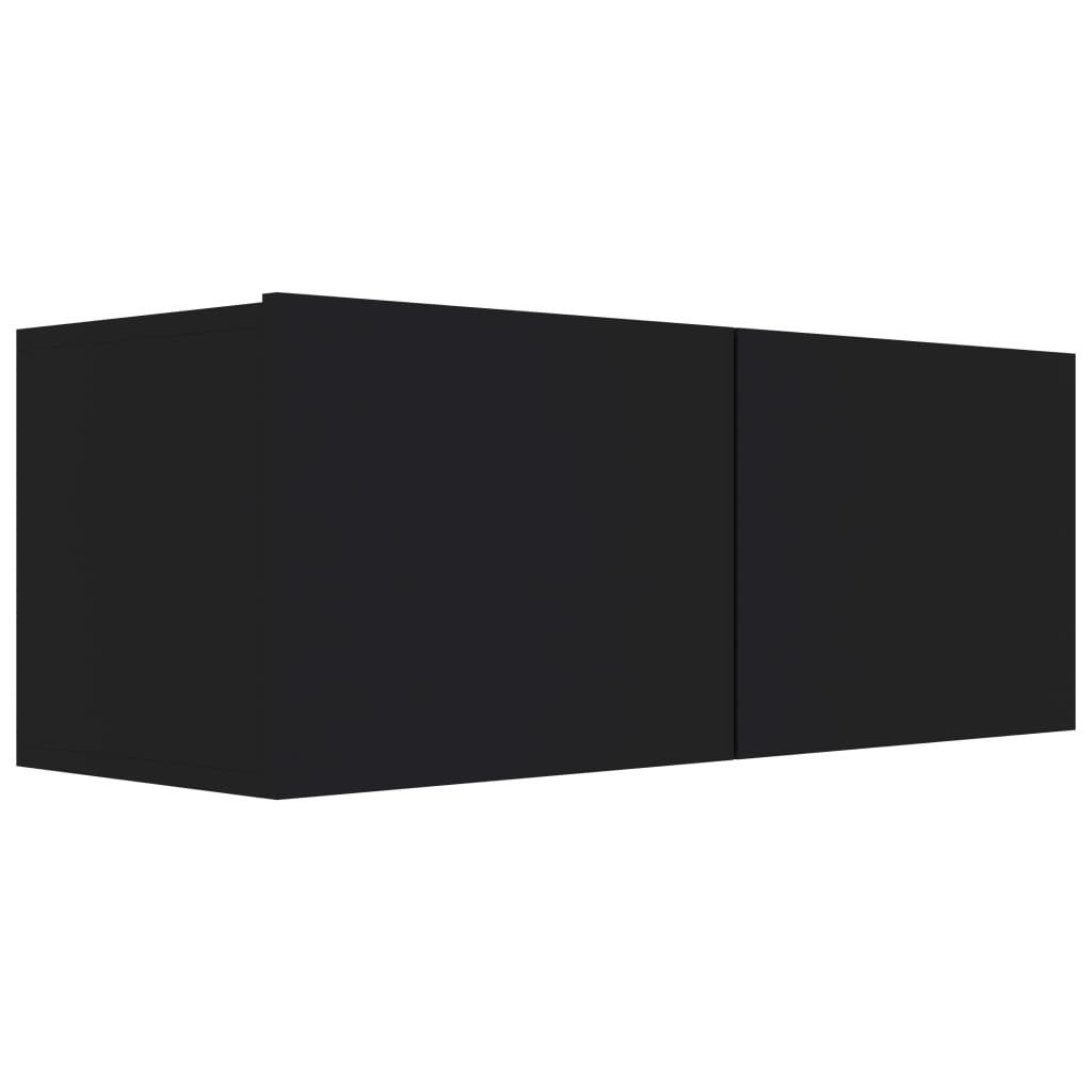 DOTMALL TV-Schrank TV-Schrank Schwarz 80x30x30 cm Holzwerkstoff günstig online kaufen