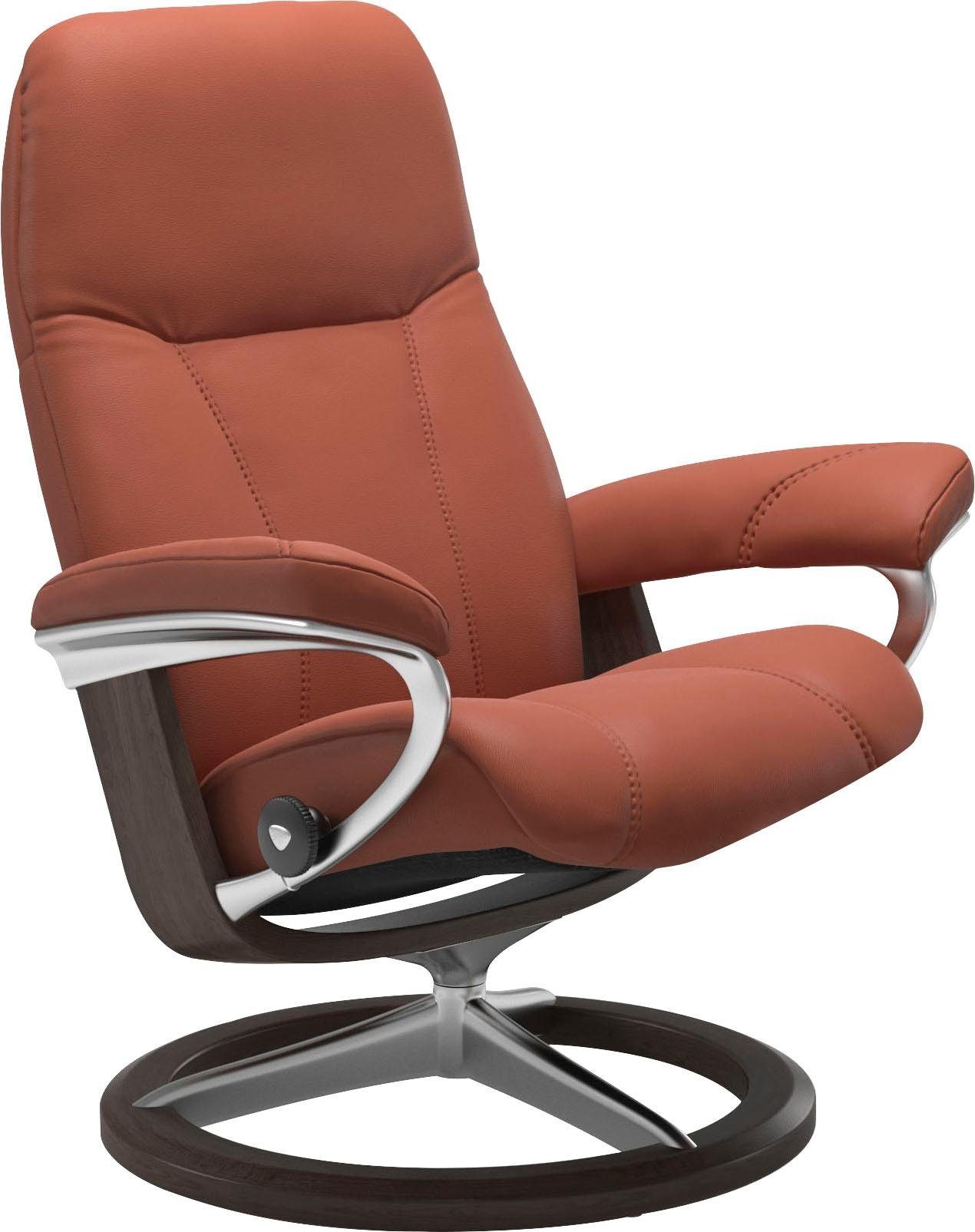 Consul, Wenge mit Base, Gestell Größe L, Stressless® Relaxsessel Signature