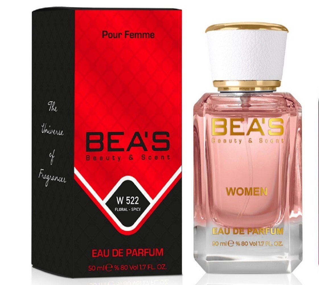 Spicy & Rose Beauty Parfum Moschus, 50 Jasmin Eau 522 Amber BEA'S ml Scent de - BEA'S W Florial Eau 1-tlg. De Parfum