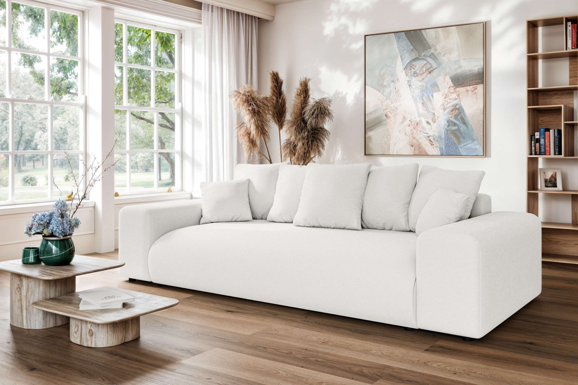 Home affaire Big-Sofa LAKESIDE 3-Sitzer Schlafsofa günstig online kaufen
