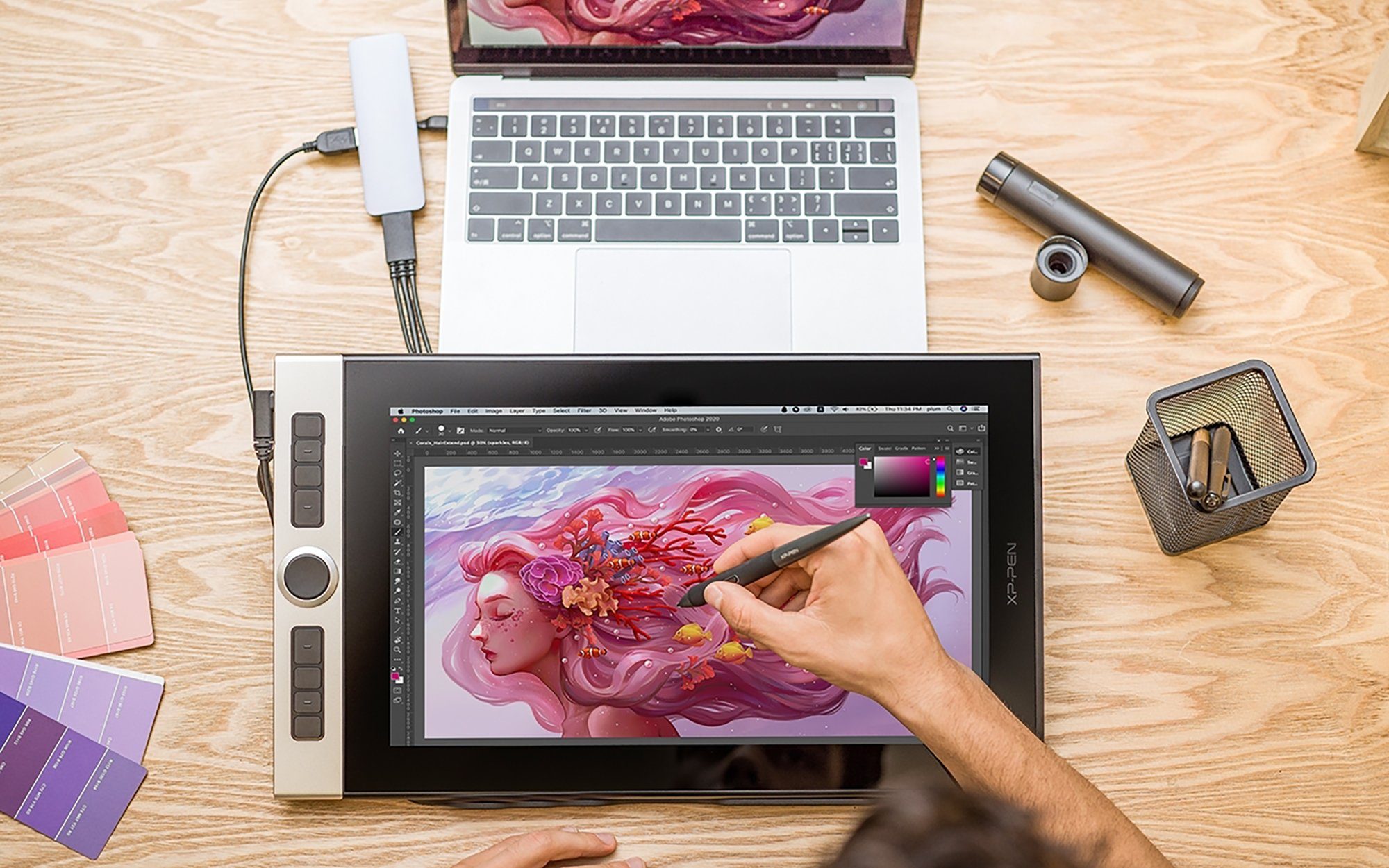 XP-PEN XP-PEN Innovator 16 Grafiktablett mit Display, als Mausersatz Grafiktablett (16)