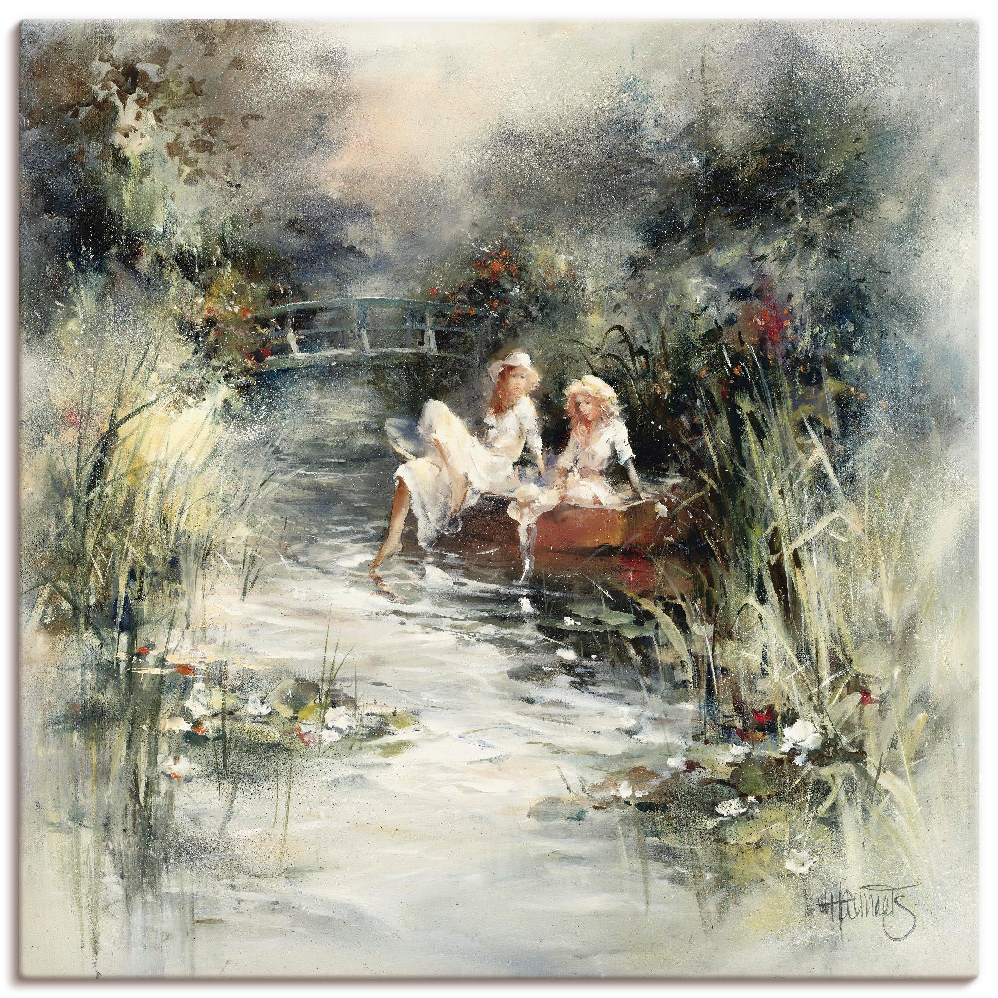 Artland Wandbild Frühlingsschein, Frau (1 St), als Leinwandbild, Плакат, Wandaufkleber in verschied. Größen