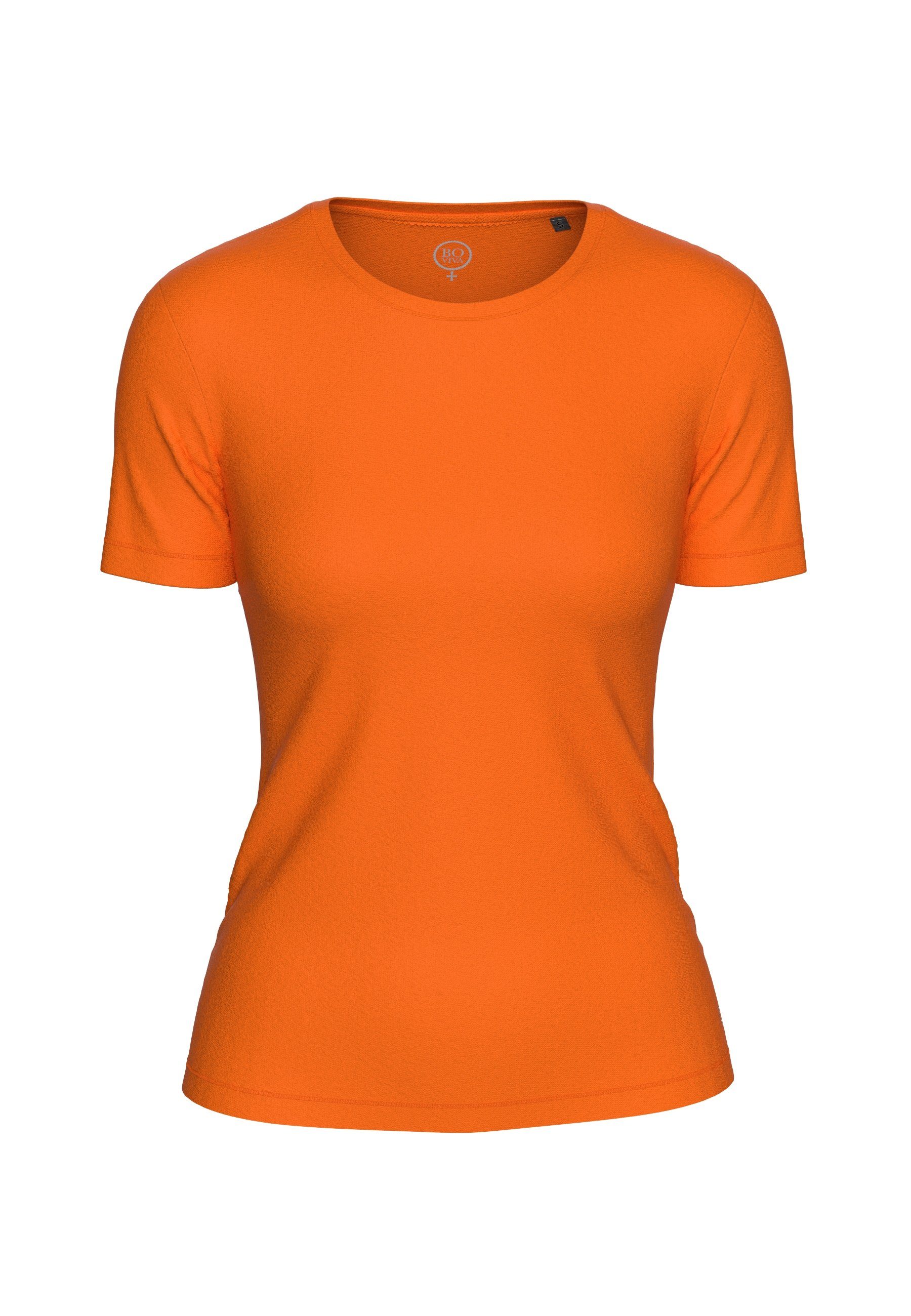 BOVIVA Kurzarmshirt Venus (1-tlg) Jersey mandarine | T-Shirts