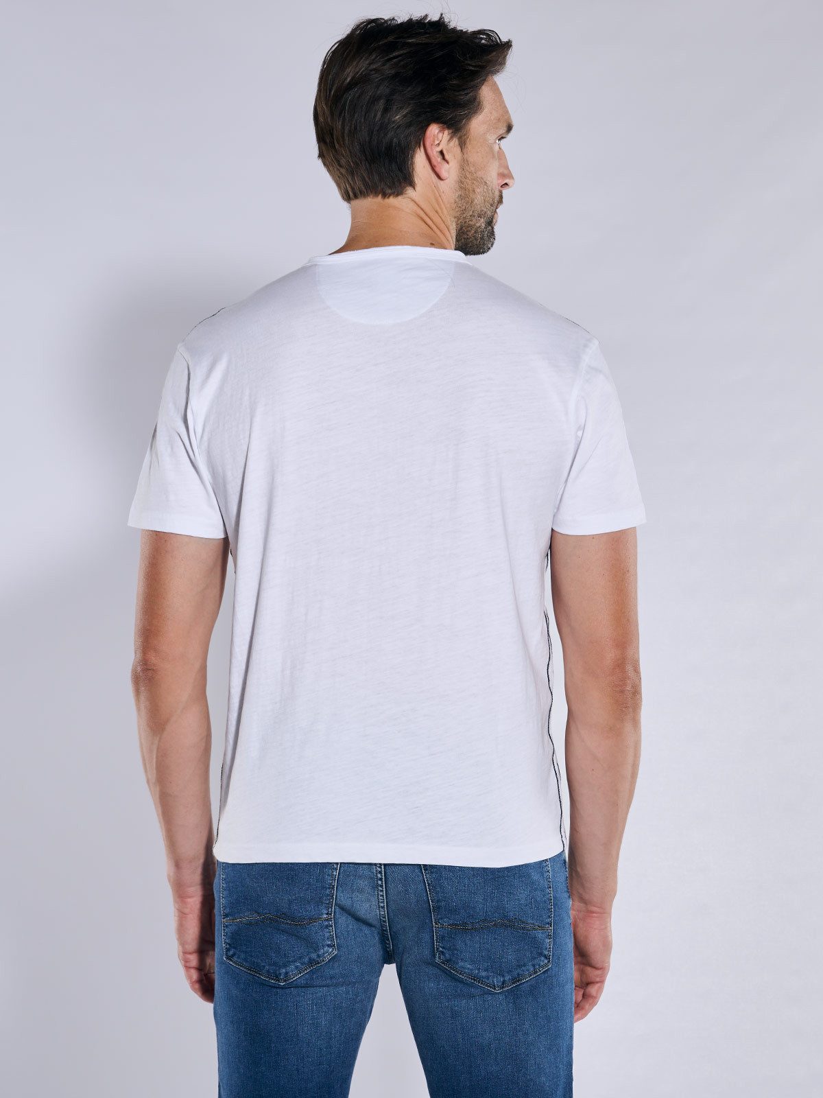 Engbers T-Shirt Herren Henley-Shirt "My Favorite" regular, Reinweiss günstig online kaufen