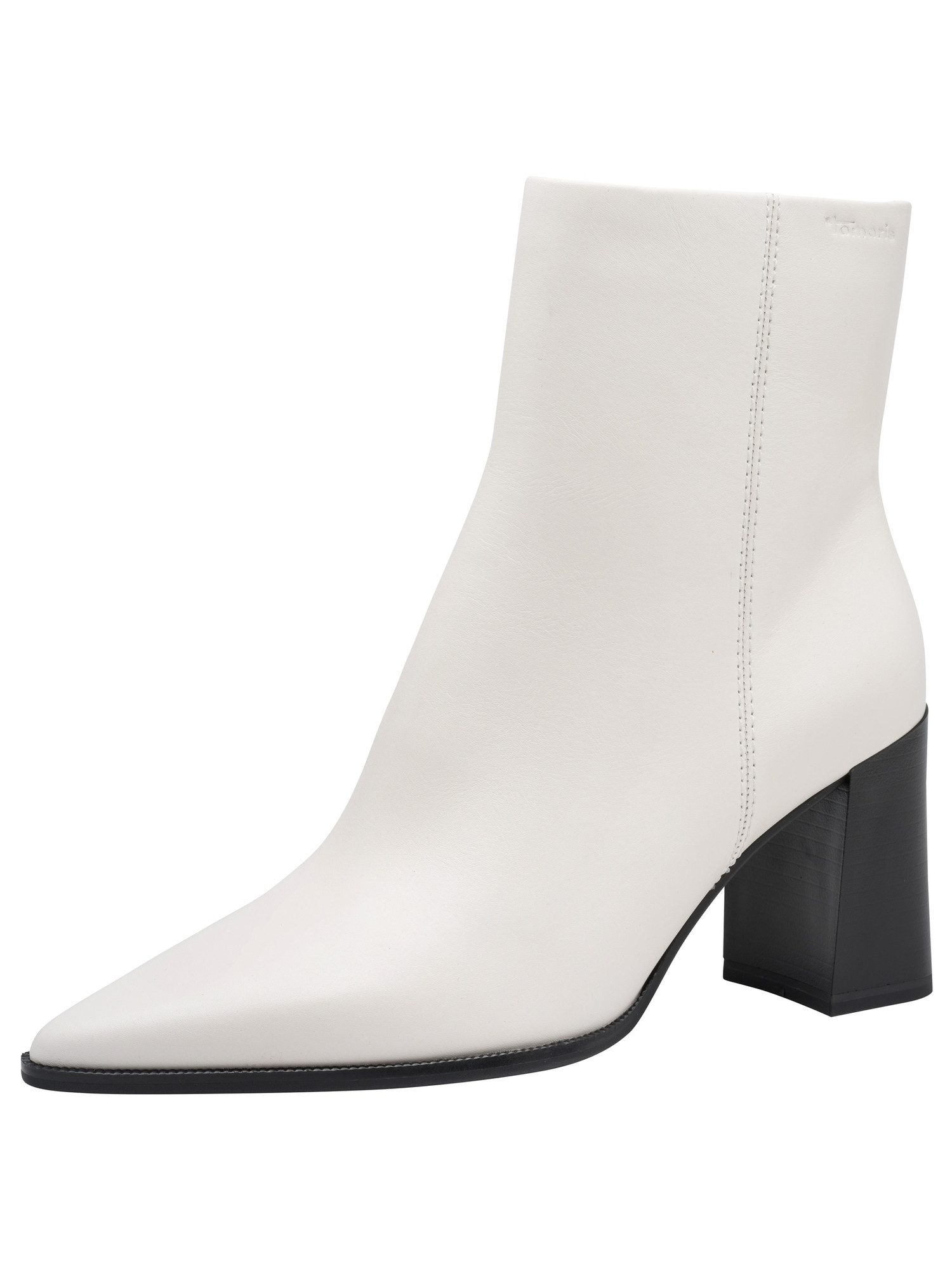 Tamaris A.slide/A.shokk, TOUCH-IT aus Leder Blockabsatz Stiefelette A.slide/A.shokk