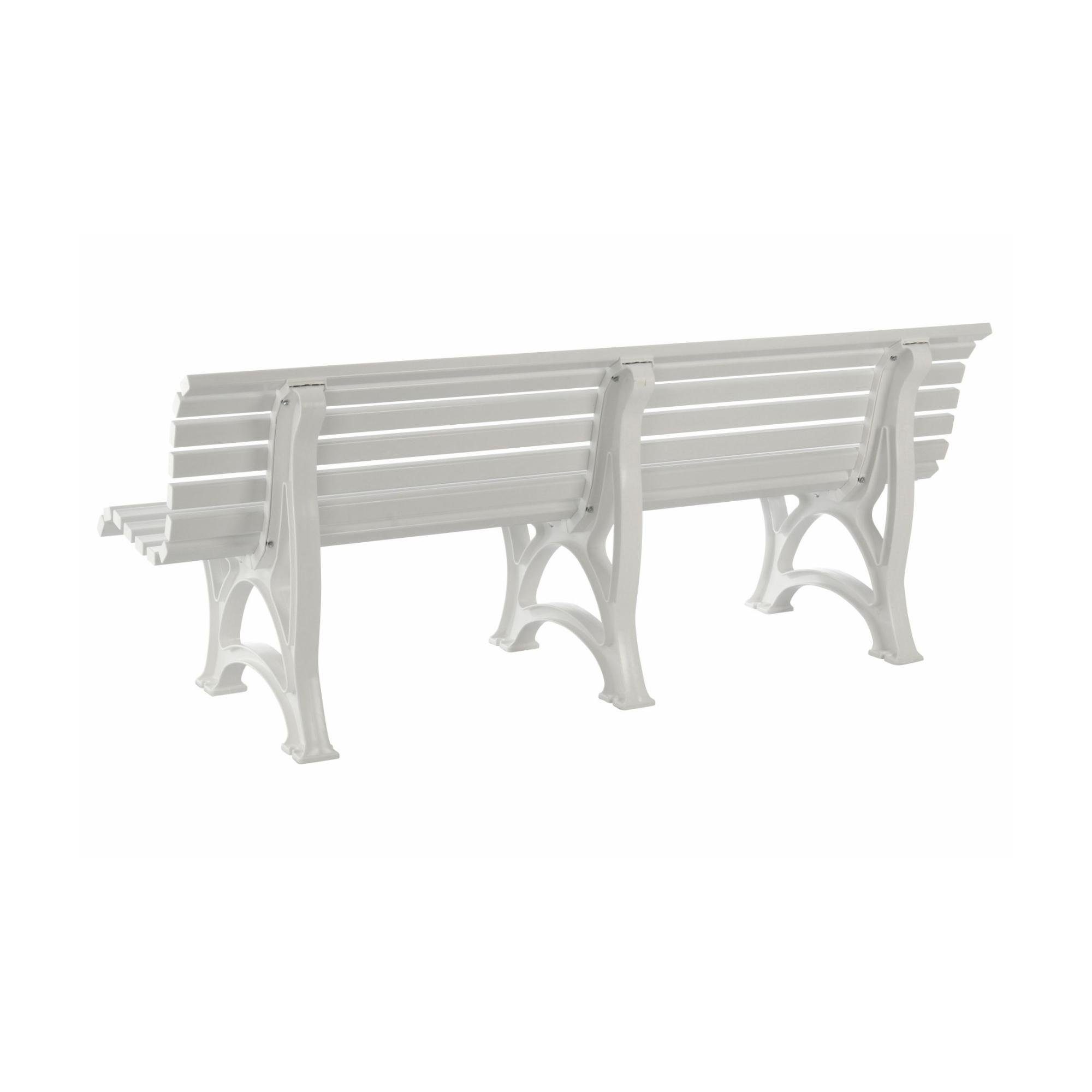 PROREGAL® Gartenbank JAMAIKA aus Kunststoff Parkbank Sitzbank Garten Balkon Terrasse