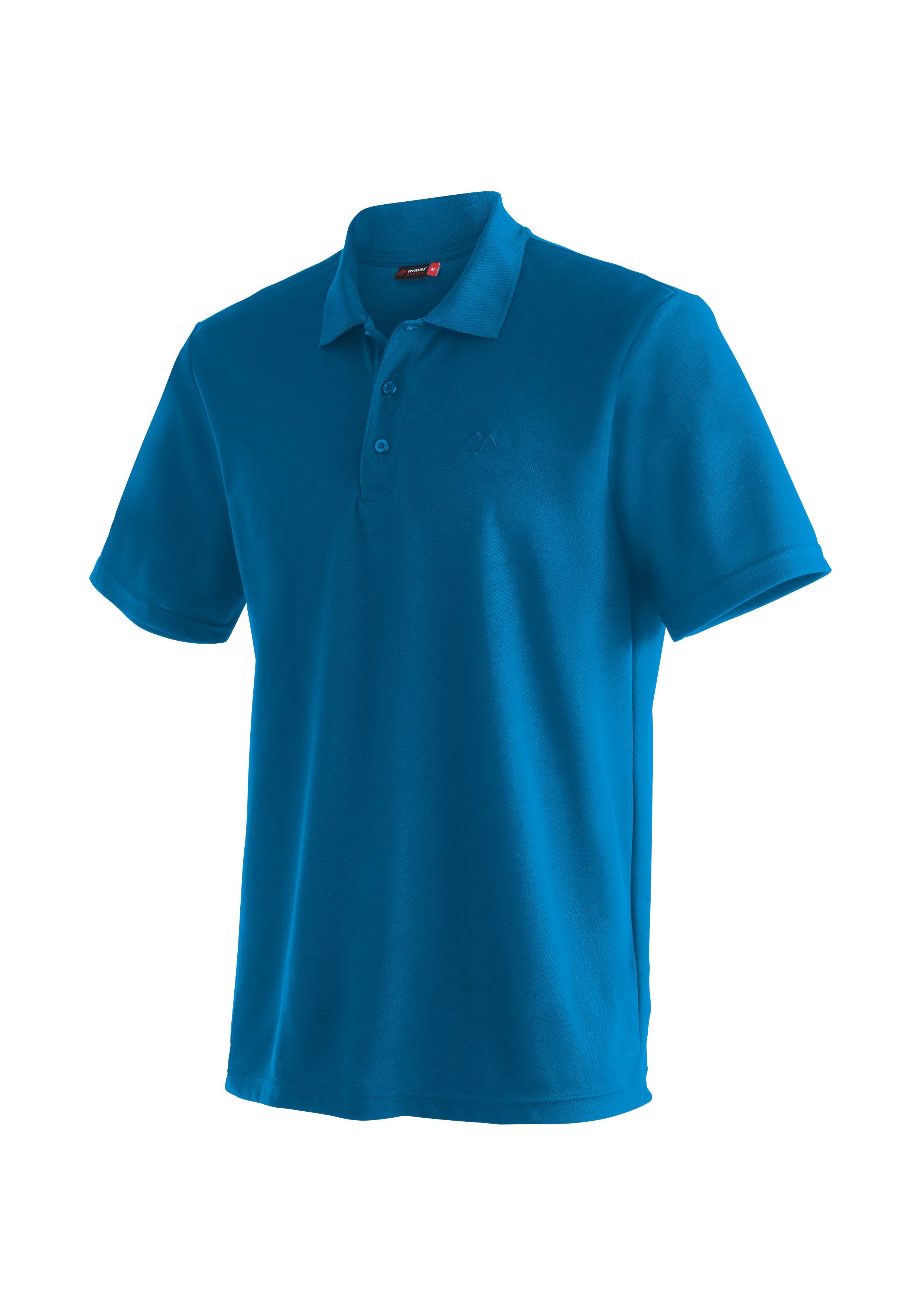 Maier Sports Funktionsshirt Ulrich Herren Wandershirt, bequemes Polo-Shirt für Wandern und Freizeit