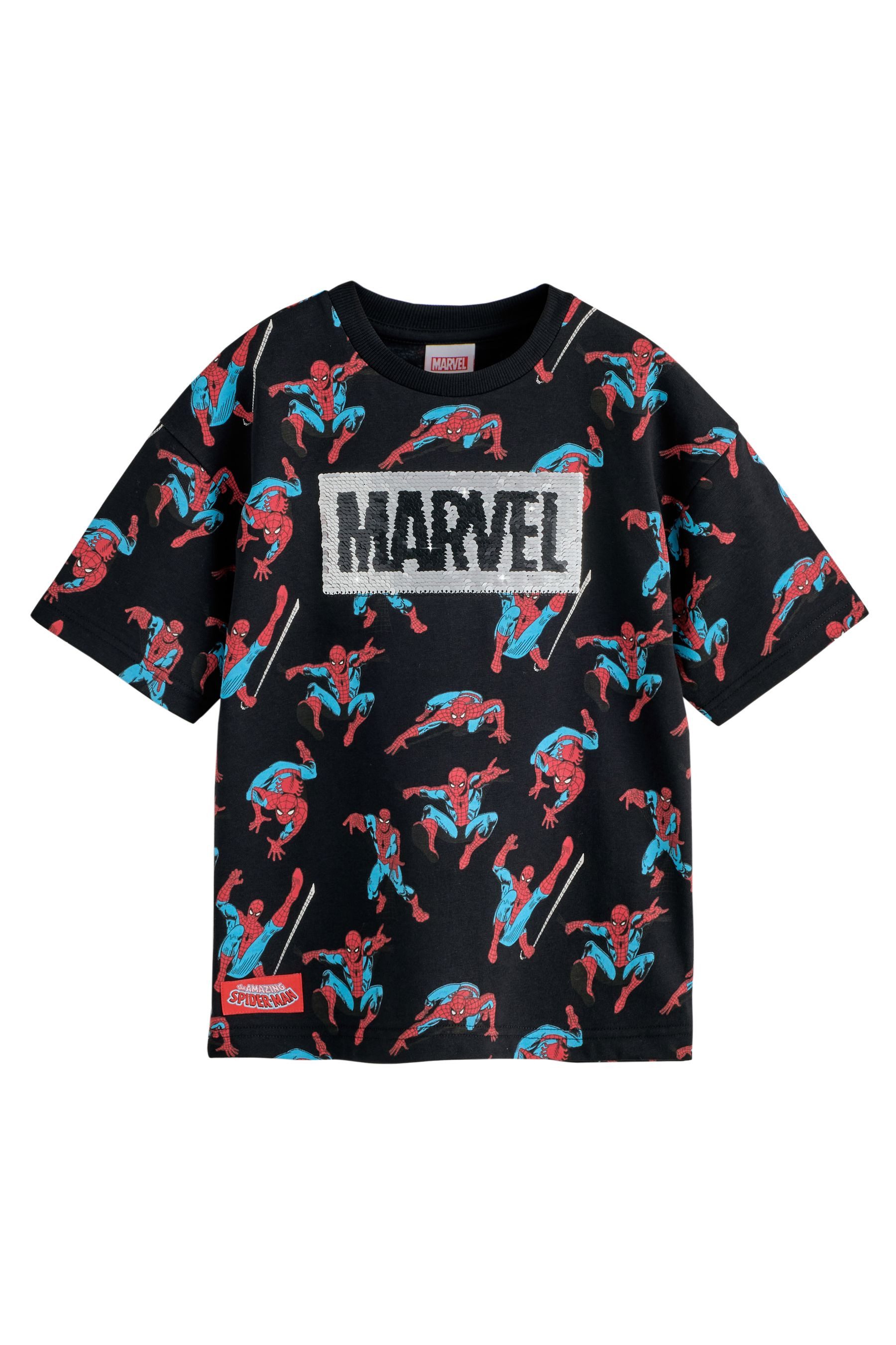 Next T-Shirt Kurzarm-T-Shirt, Spiderman (1-tlg)