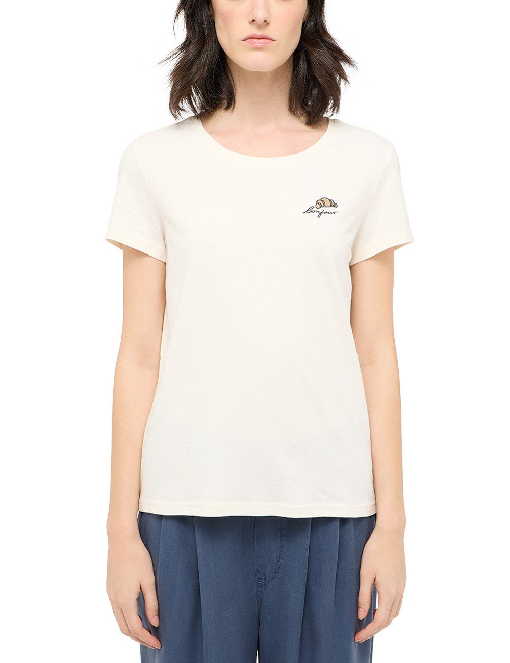 MUSTANG Kurzarmshirt "Damen Style Alma" günstig online kaufen