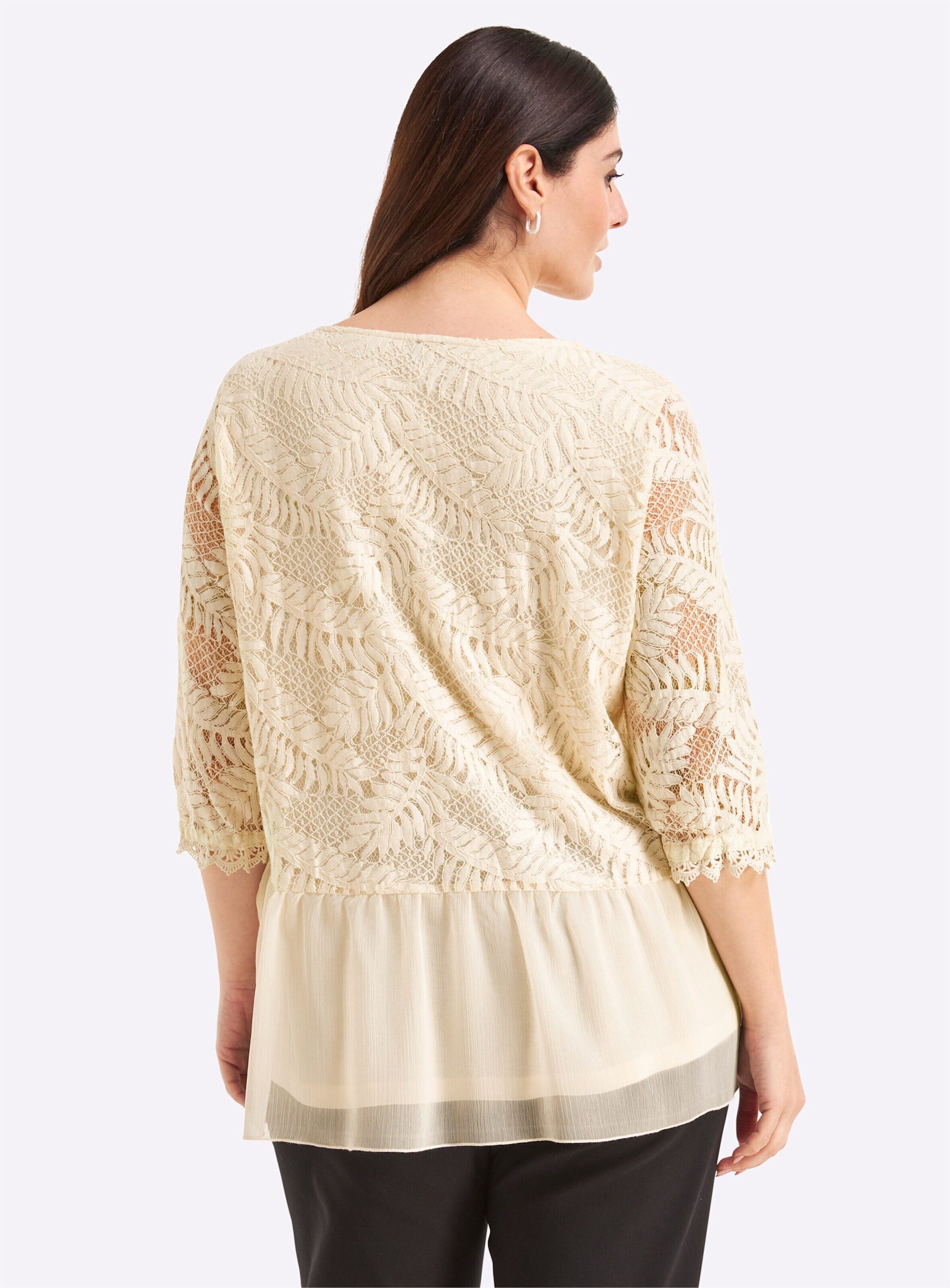 Witt Klassische Bluse Bluse 3/4-Arm