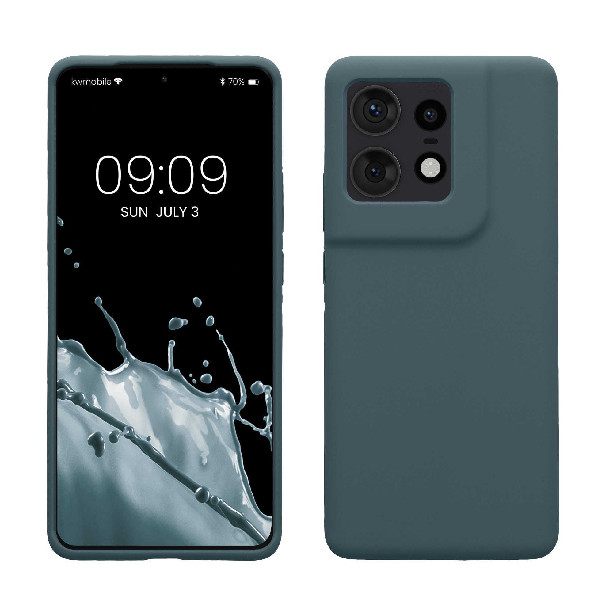 kwmobile Handyhülle Handyhülle für Motorola Edge 50 Pro Hülle, Weiches Handy Silikon Case - Schutzhülle Cover