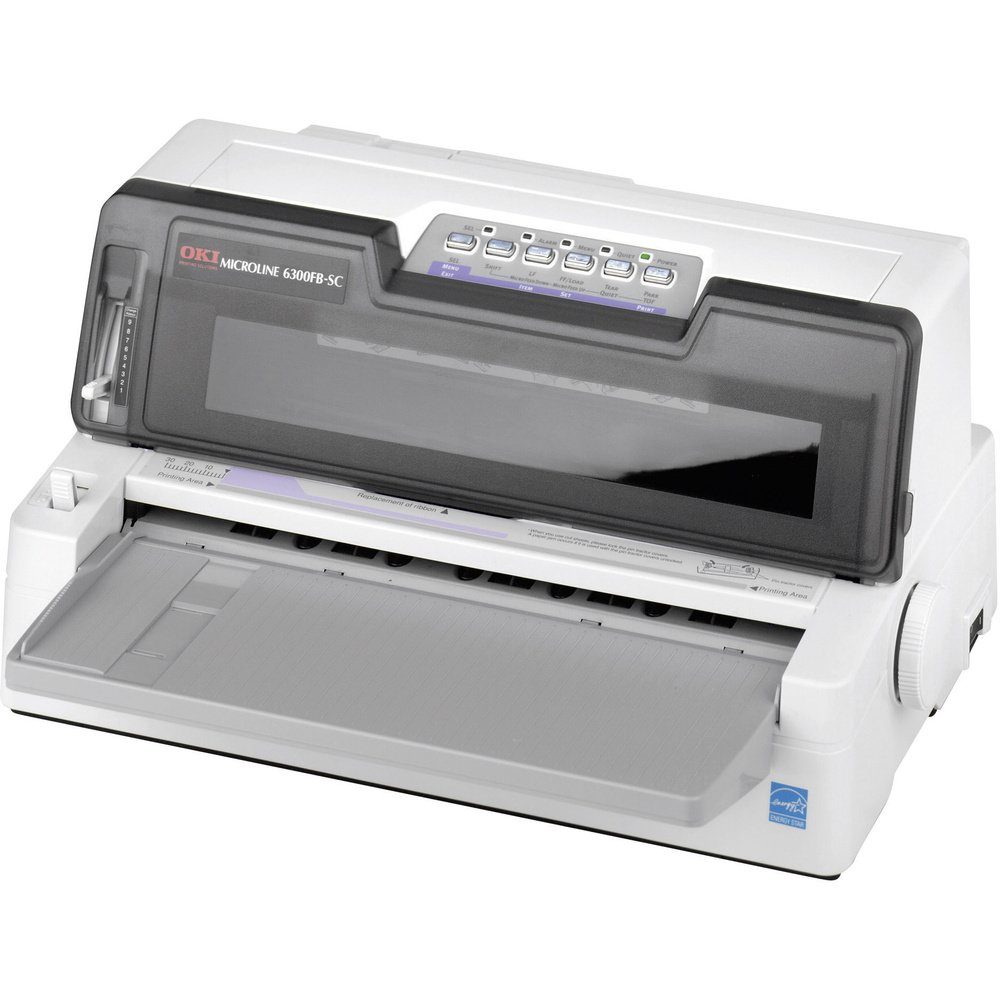 OKI OKI ML6300FB-SC Nadeldrucker 450 Zeichen/s 24-Nadel-Druckkopf, Schmal Nadeldrucker
