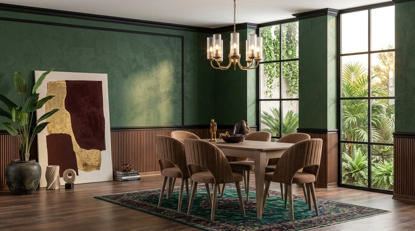 Xlmoebel Esszimmer-Set Modernes Esstisch Set Essgruppe Tisch 6x Stuhl Elegantes Design, (7-St., 7-tlg)